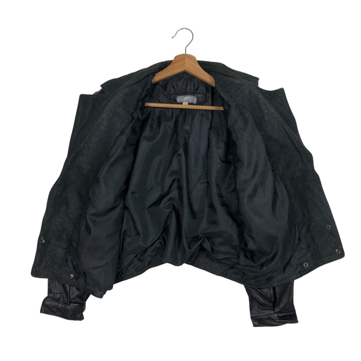 Vera Pelle 🔥VINTAGE CROPPED BIKER LEATHER JACKET AMICA VERA PELLE Size US M / EU 48-50 / 2 - 15 Thumbnail