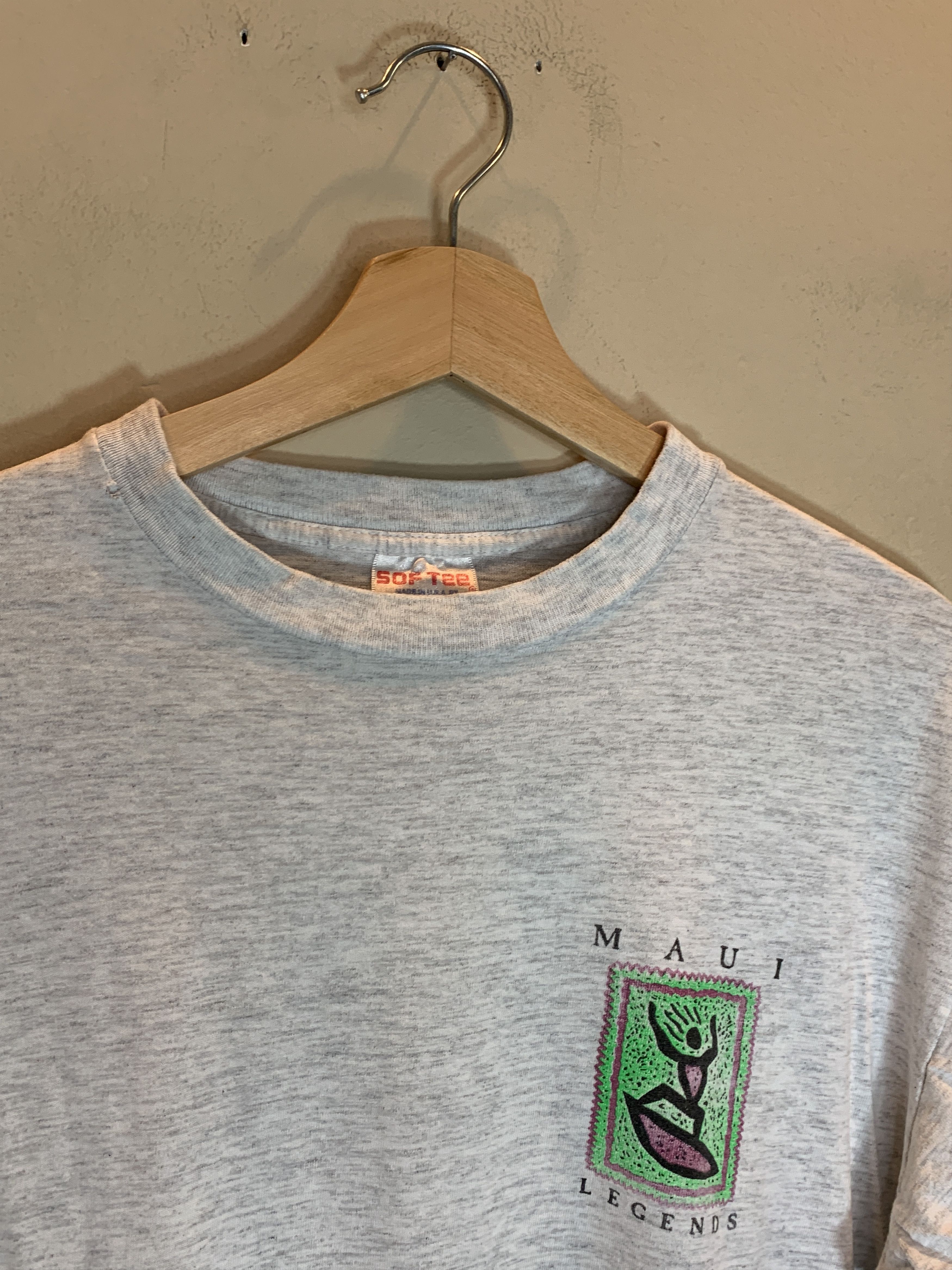 Vintage *RARE* Vintage 80’s Maui Legends Surf Hawaii Art T-Shirt Size US L / EU 52-54 / 3 - 4 Thumbnail