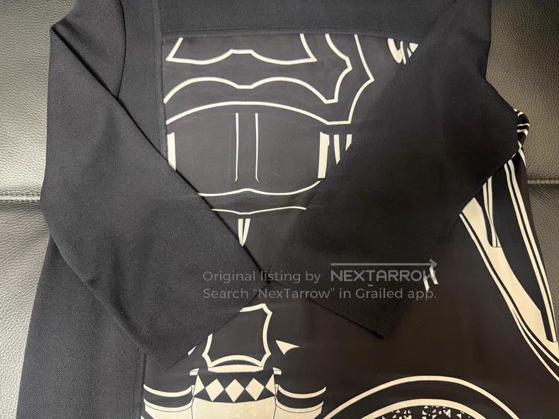 Hermes Hermes Spring/Summer Twillaine Series Black and White Prin Size XS / US 0-2 / IT 36-38 - 3 Thumbnail
