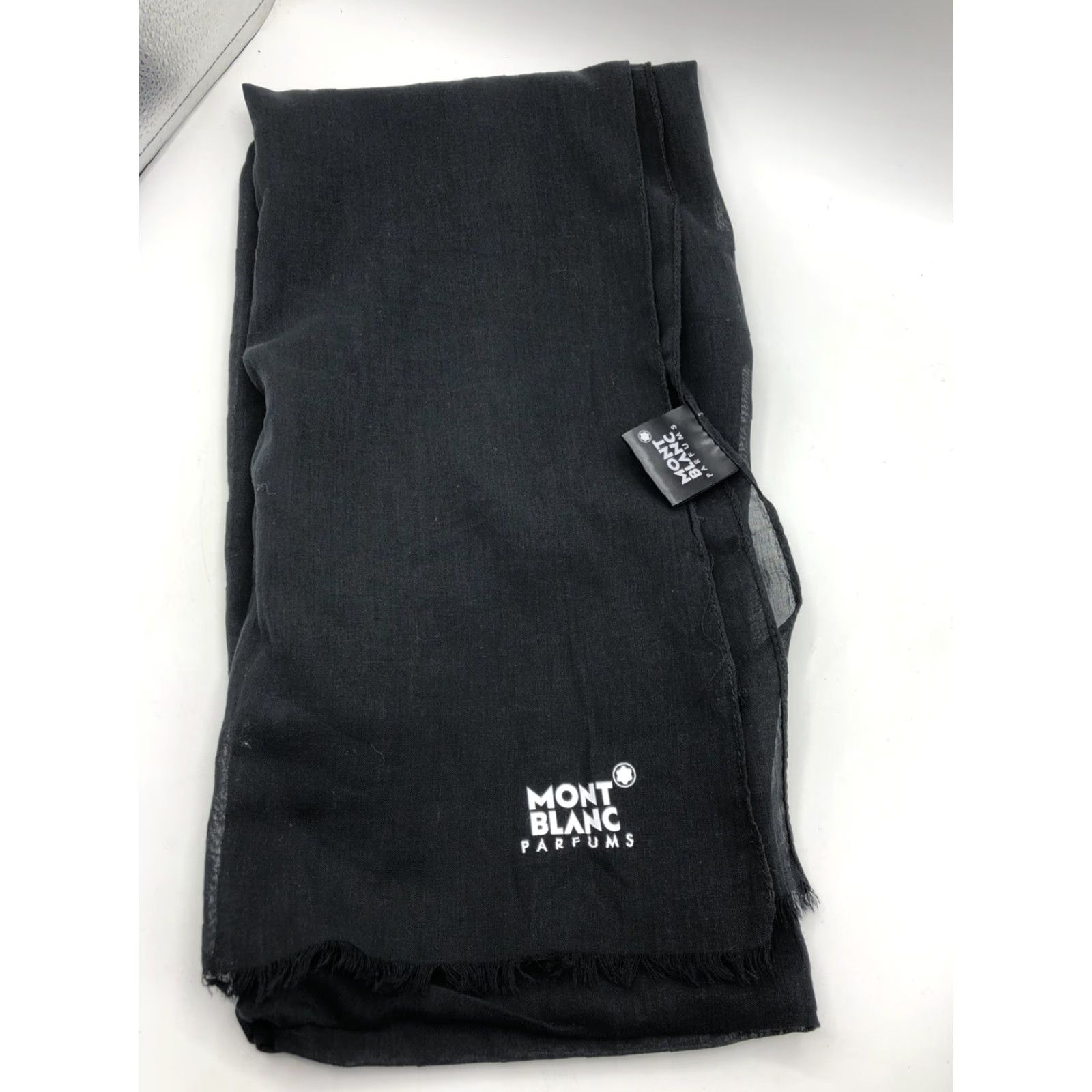Montblanc Mont Blanc Shawl Wrap 100% Cotton Black Womens One Size Fits All Size ONE SIZE - 3 Thumbnail
