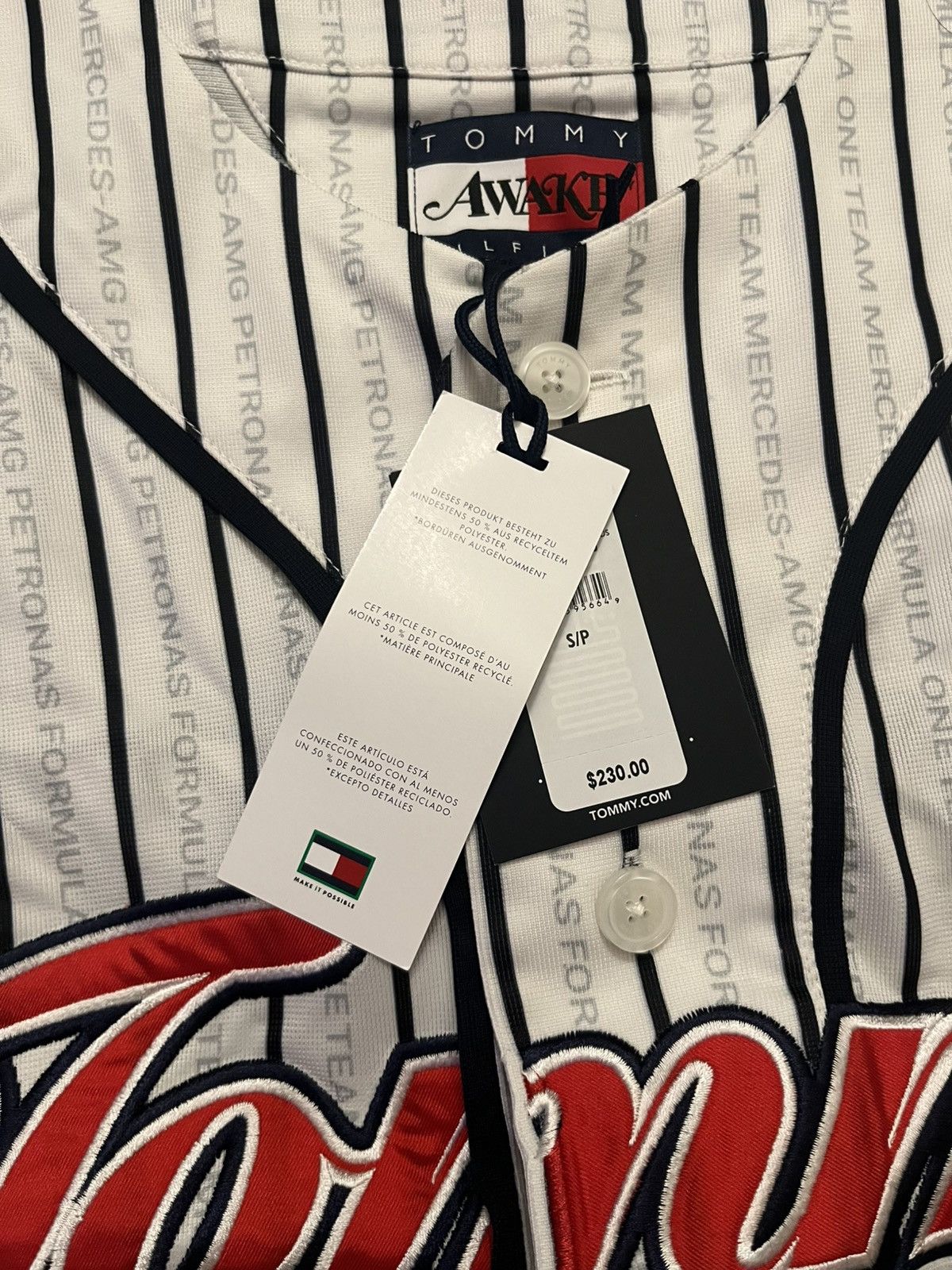 Tommy Hilfiger Awake x Tommy Hilfiger AMG collab baseball jersey Size US M / EU 48-50 / 2 - 4 Thumbnail