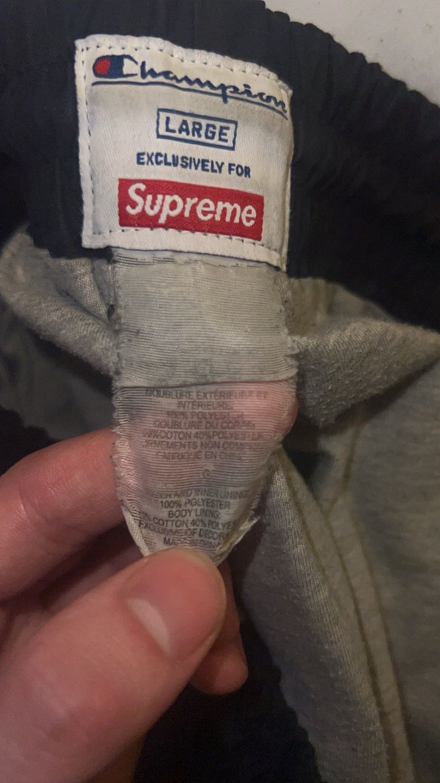 Supreme SS14 Supreme x Champion Warm-Up Pants Size US 32 / EU 48 - 7 Thumbnail