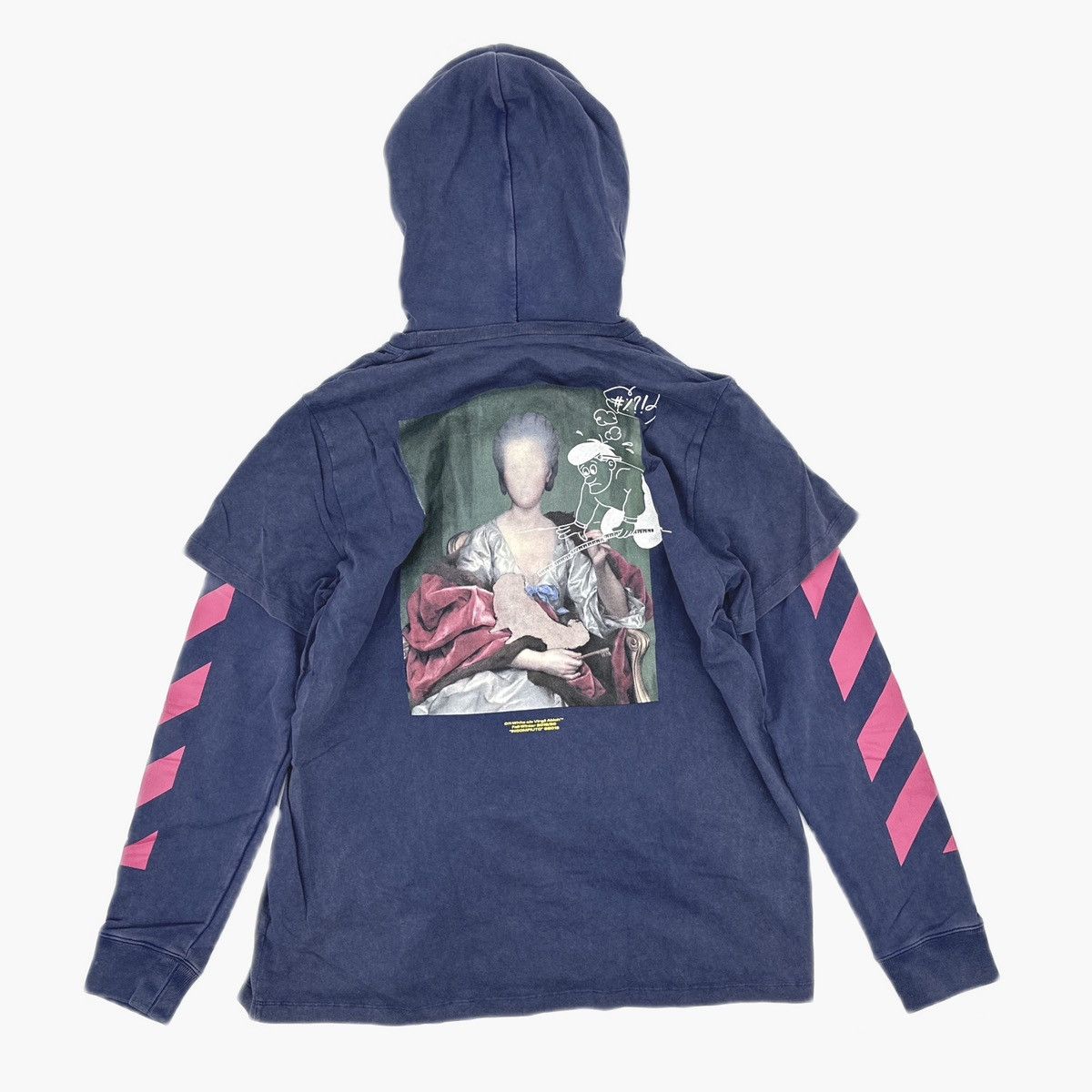 Off-White OFF-WHITE Diag Mariana Hooded T-Shirt Size US M / EU 48-50 / 2 - 2 Thumbnail