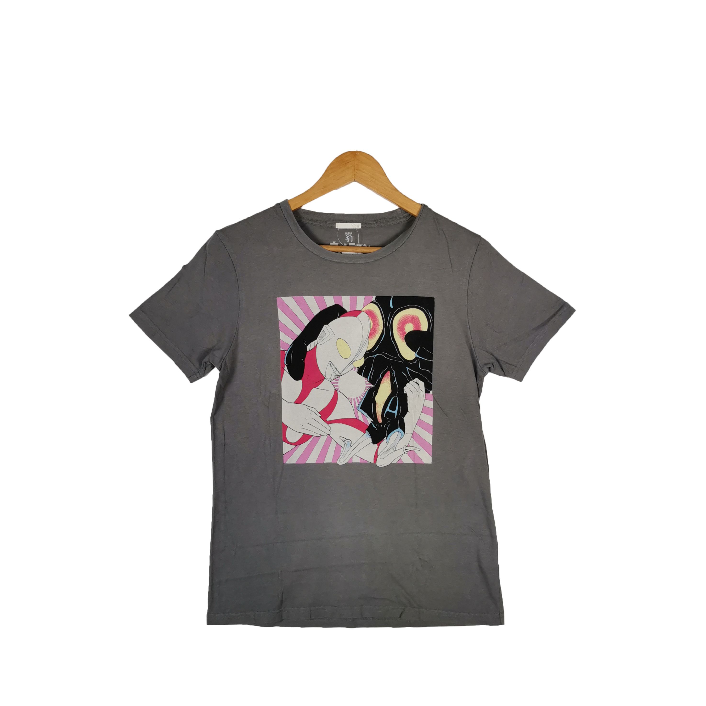 Anime Vintage Ultraman T-Shirt Japanese Cartoon Anime Crewneck Tee Size S / US 4 / IT 40 - 1 Thumbnail