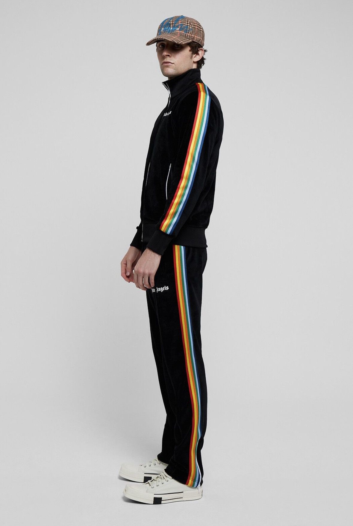Palm Angels Palm Angels Track Jacket - Raindow Black Size US S / EU 44-46 / 1 - 11 Thumbnail