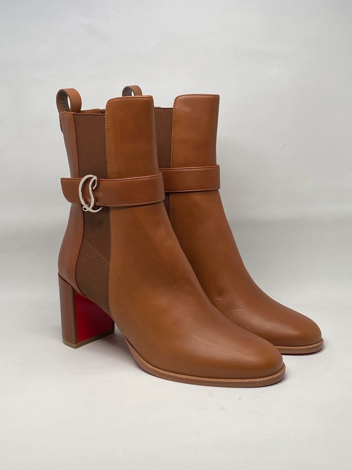 Christian Louboutin Christian Louboutin Leather 70 Chelsea Booties size 39.5 Size US 9.5 / IT 39.5 - 3 Thumbnail