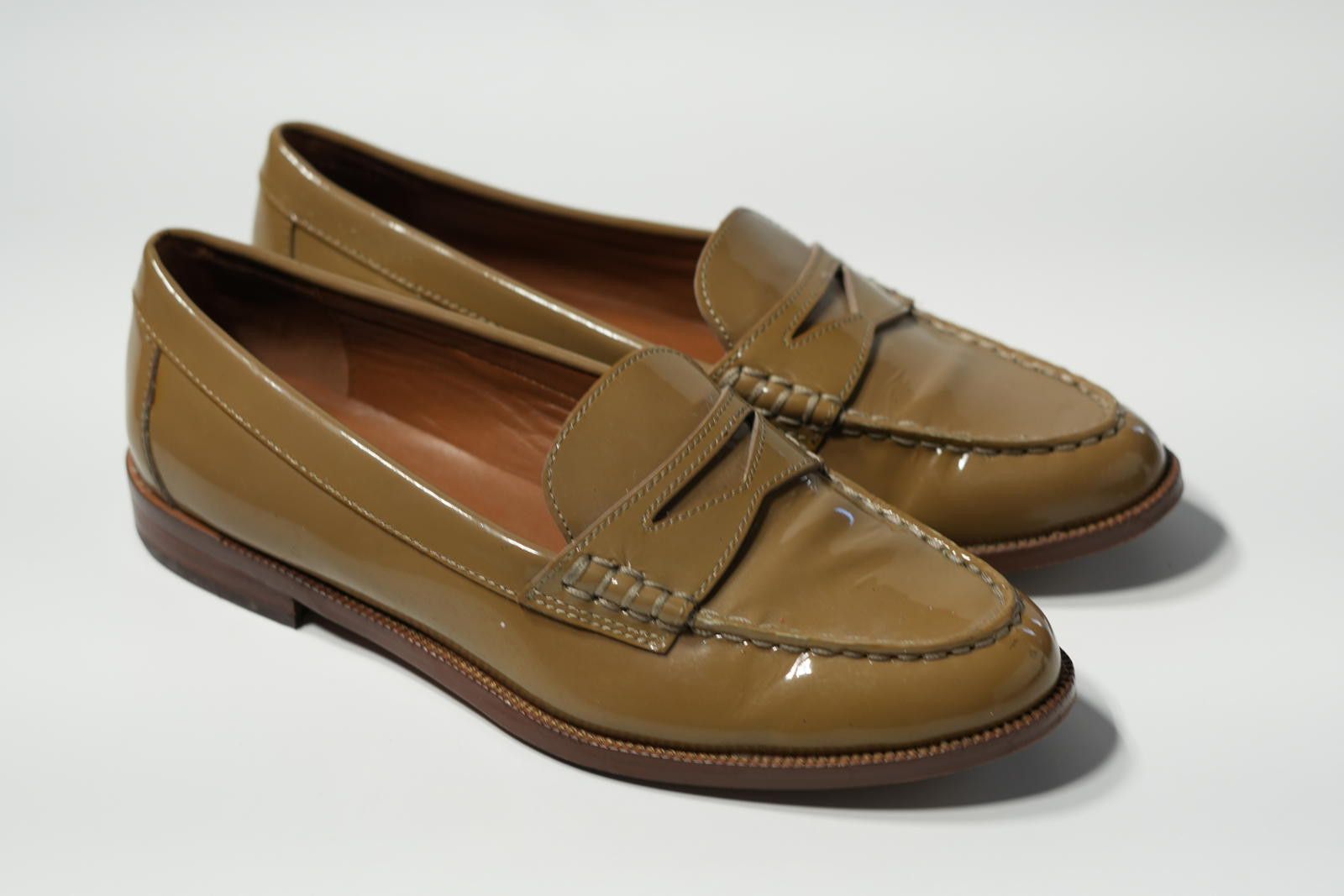 Polo Ralph Lauren Ralph Lauren Loafer Women's 5B Brown Barrett Lauren Patent Size US 5 / EU 37 - 1 Thumbnail