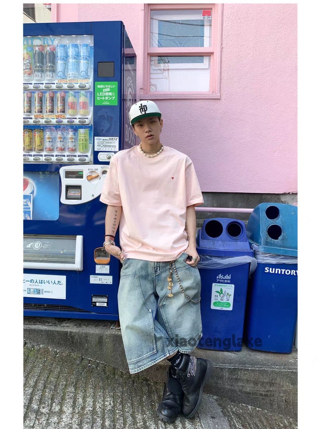 Vintage Unisex utility loose baggy skate hiphop cargo shorts Size US 32 / EU 48 - 1 Thumbnail