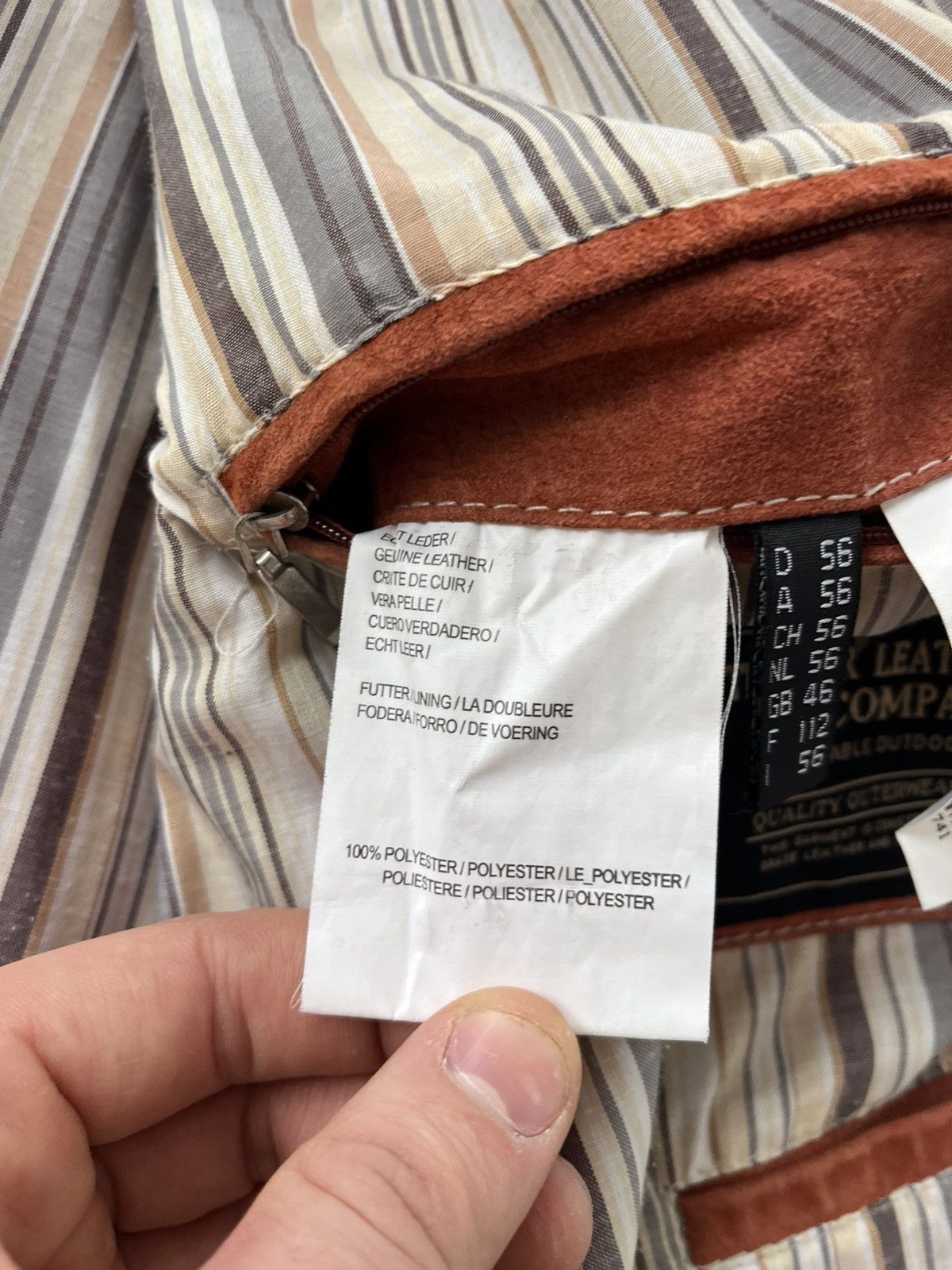 Genuine Leather Vintage Avantgarde Brown Orange Leather Coach Jacket Y2K Size US XL / EU 56 / 4 - 20 Thumbnail
