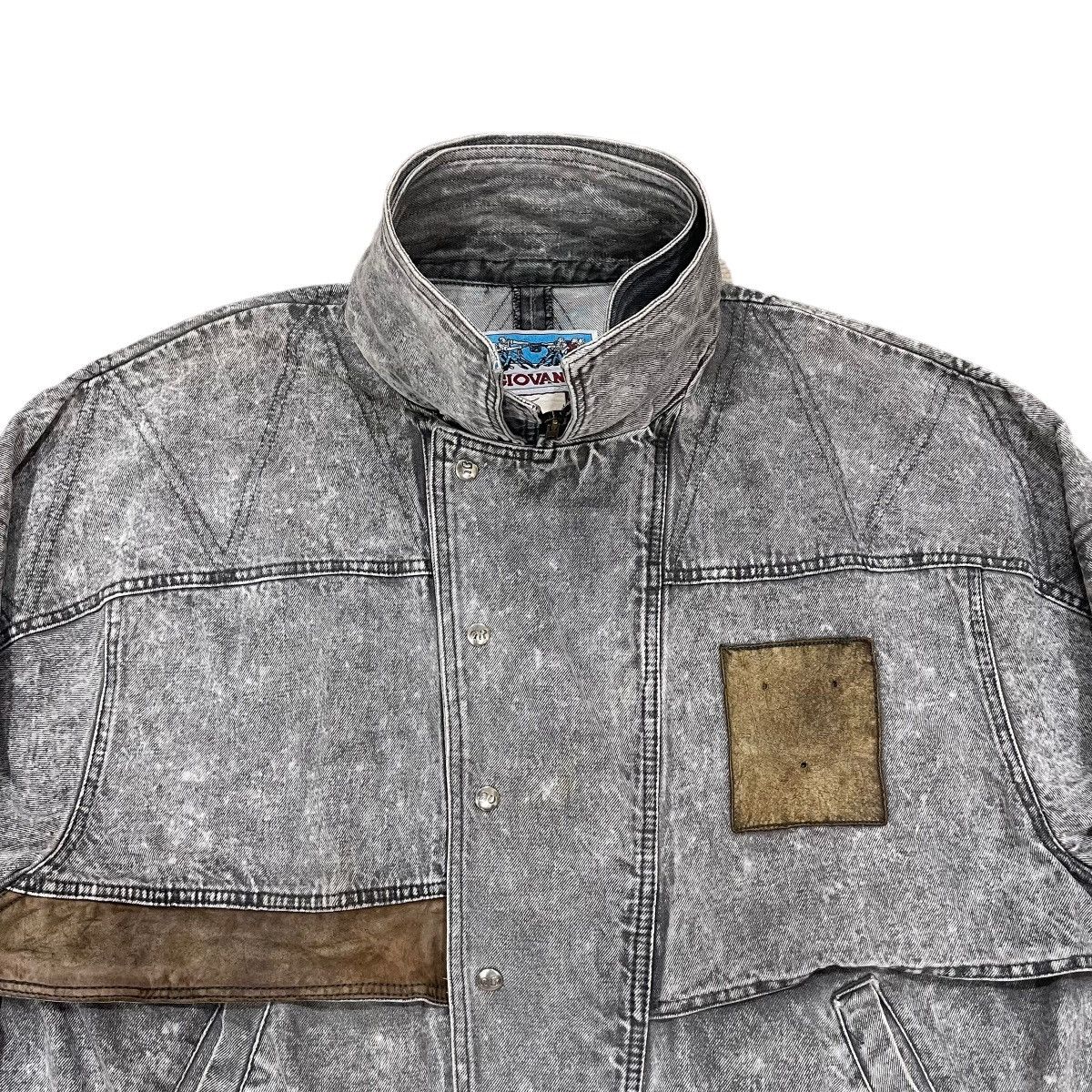 Designer × Giovanni Valentino × Vintage Vintage GIOVANNI Bondage Denim Jacket Size US XL / EU 56 / 4 - 2 Thumbnail