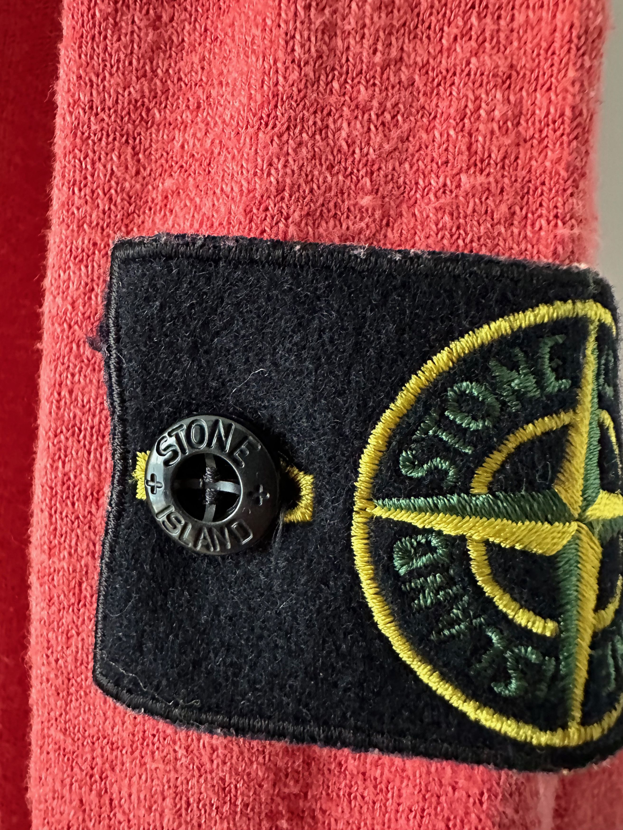 Stone Island Stone Island light coral crew neck sweater jumper pullover Size US XL / EU 56 / 4 - 3 Thumbnail