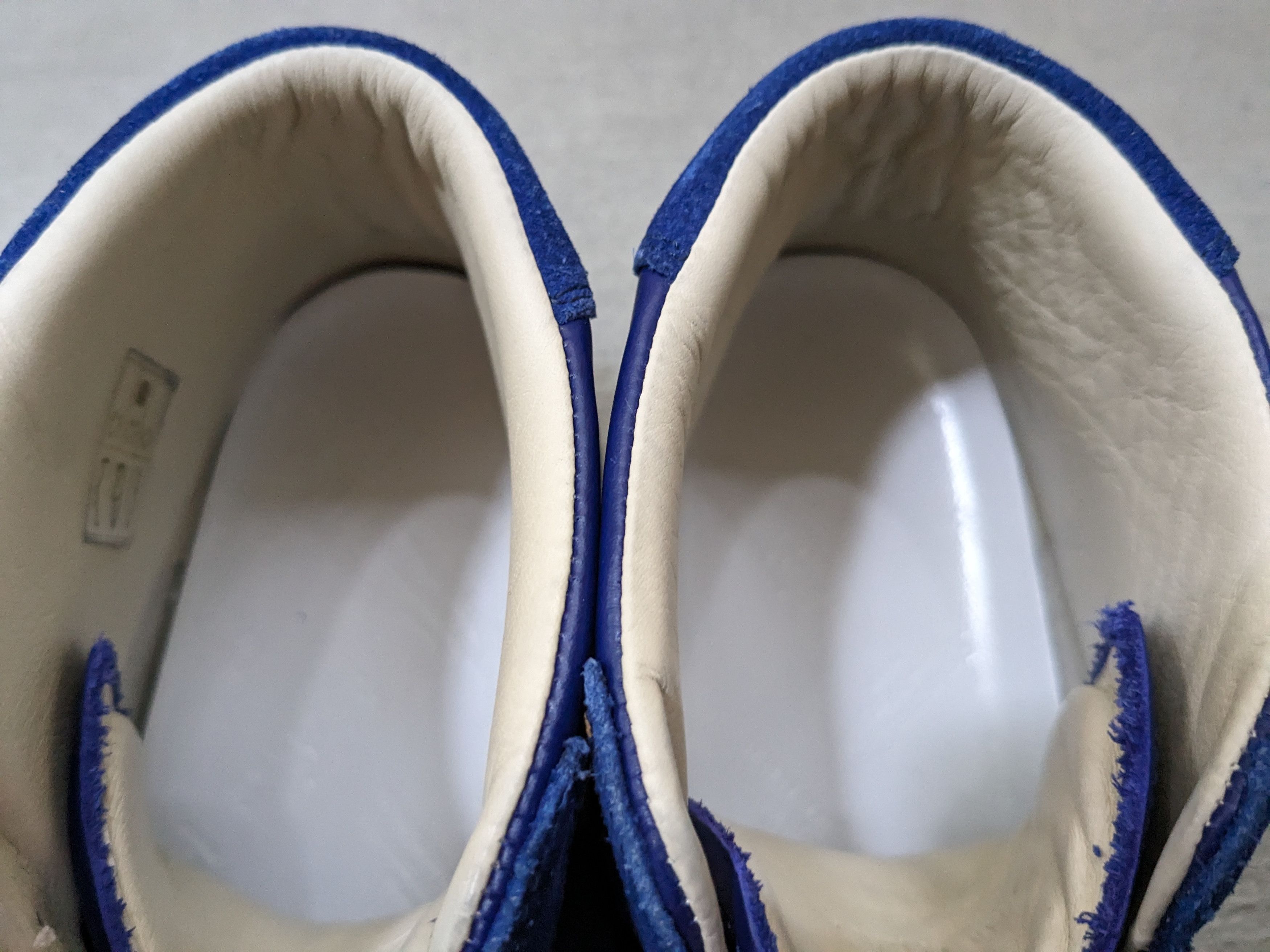 Maison Margiela Maison Margiela GAT Replica 9 42 Blue Leather High Tops Size US 9 / EU 42 - 8 Thumbnail
