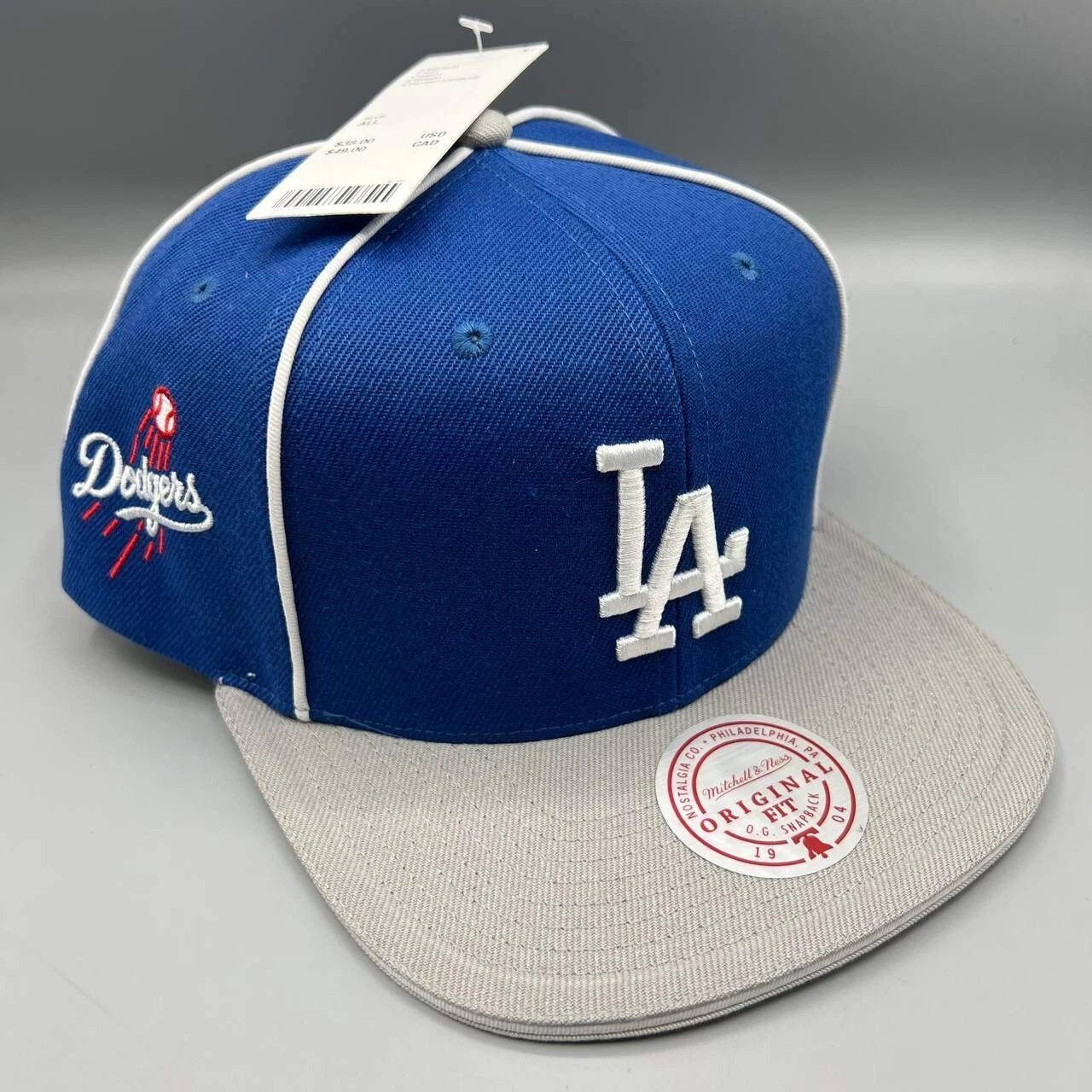 Mitchell & Ness Los Angeles LA Dodgers Hat Men Mitchell & Ness Snap Back Cap Size ONE SIZE - 1 Thumbnail