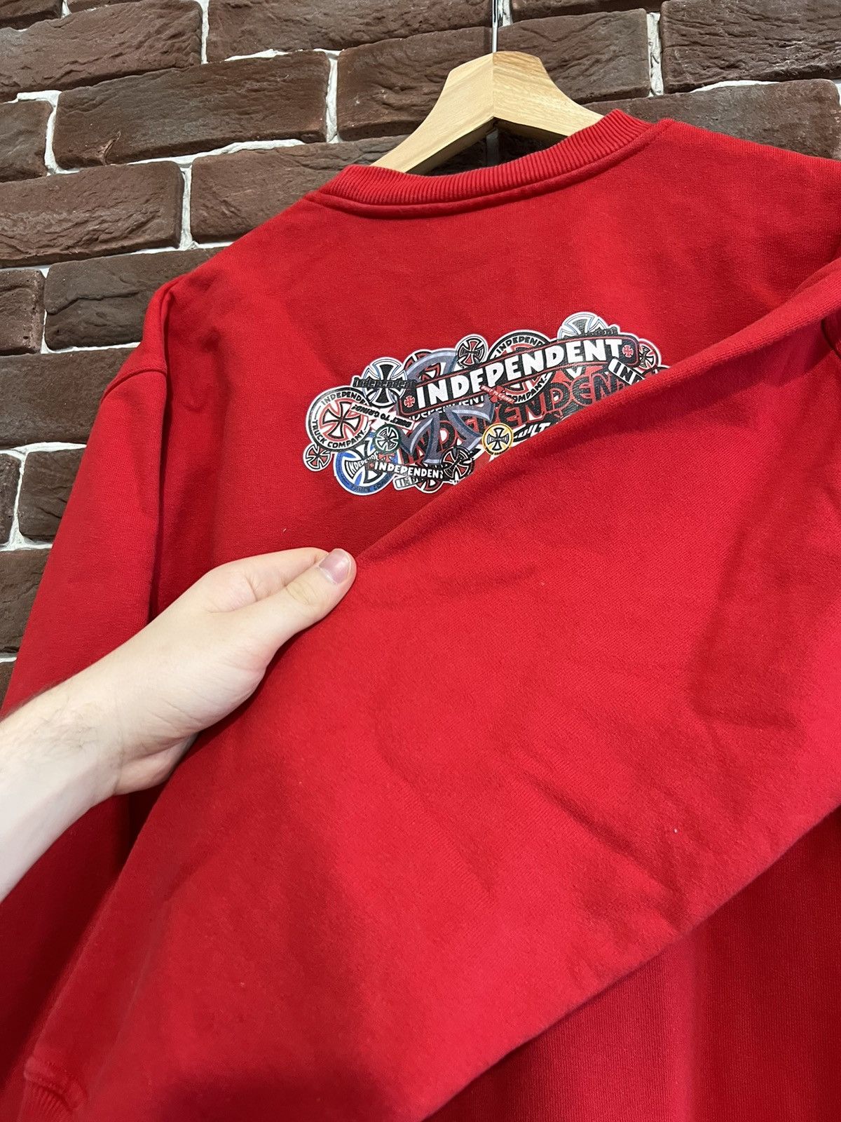 Independent Truck Co. Independent Truck Company Vintage Y2k Skate Crewneck Rest Size US M / EU 48-50 / 2 - 9 Thumbnail