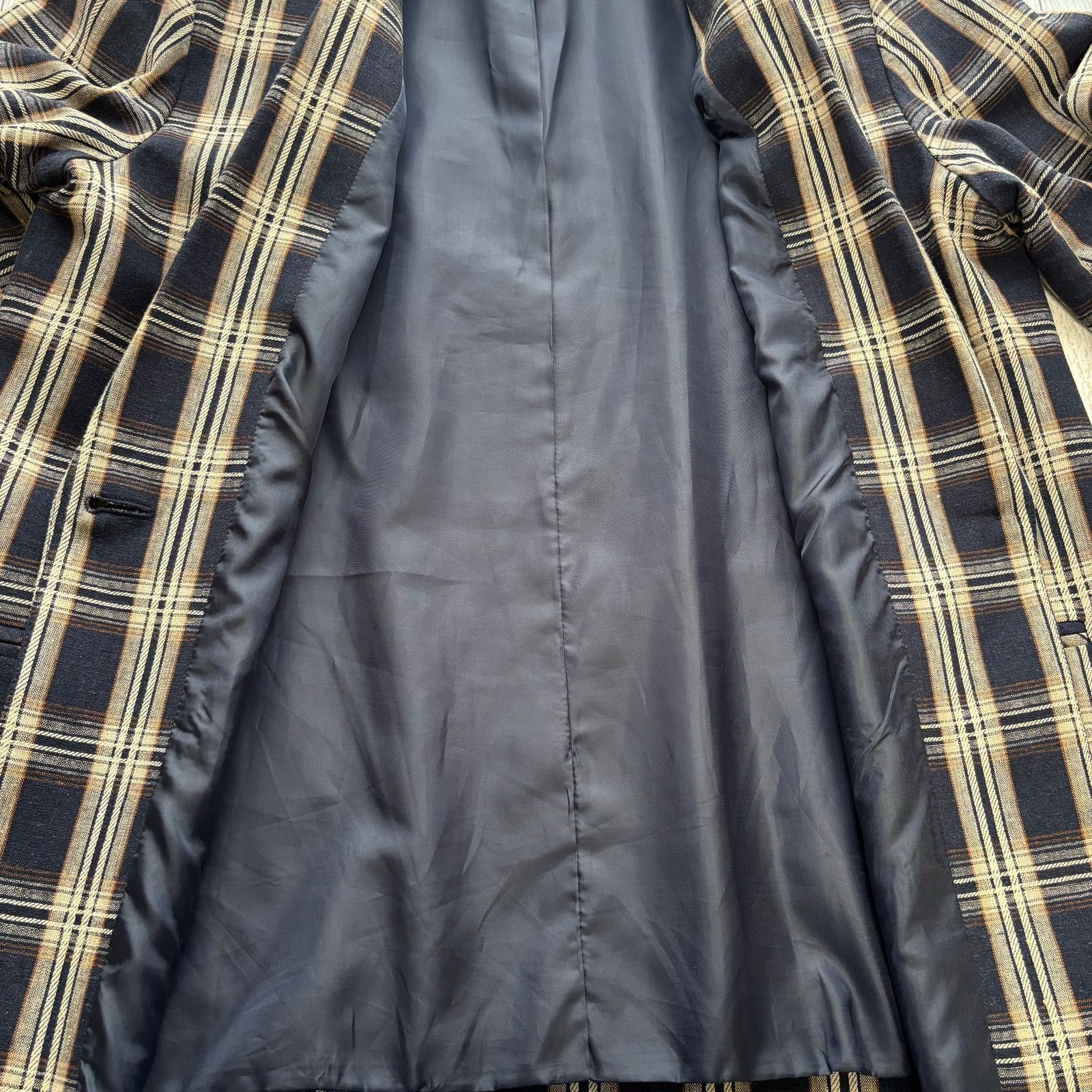 Other Vintage Requirements Plaid Linen Blend Jacket Size 16 Size XXL / US 16-18 / IT 52-54 - 10 Thumbnail