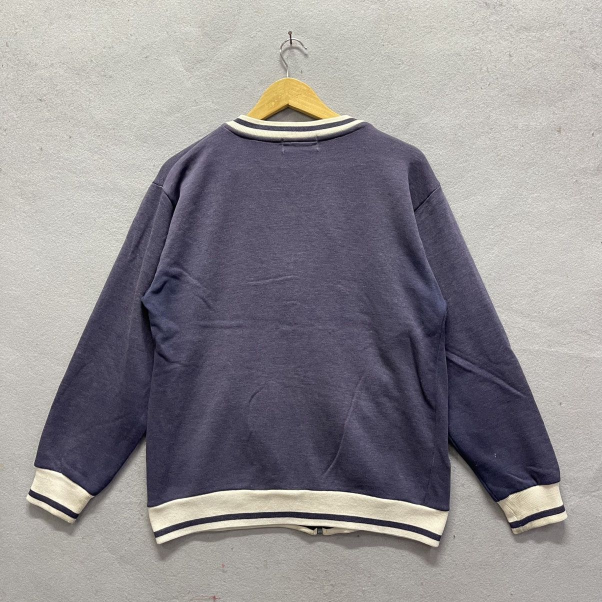 Vintage bitch skateboards Full Zip Varsity Jacket – Navy (M) Size US M / EU 48-50 / 2 - 6 Thumbnail