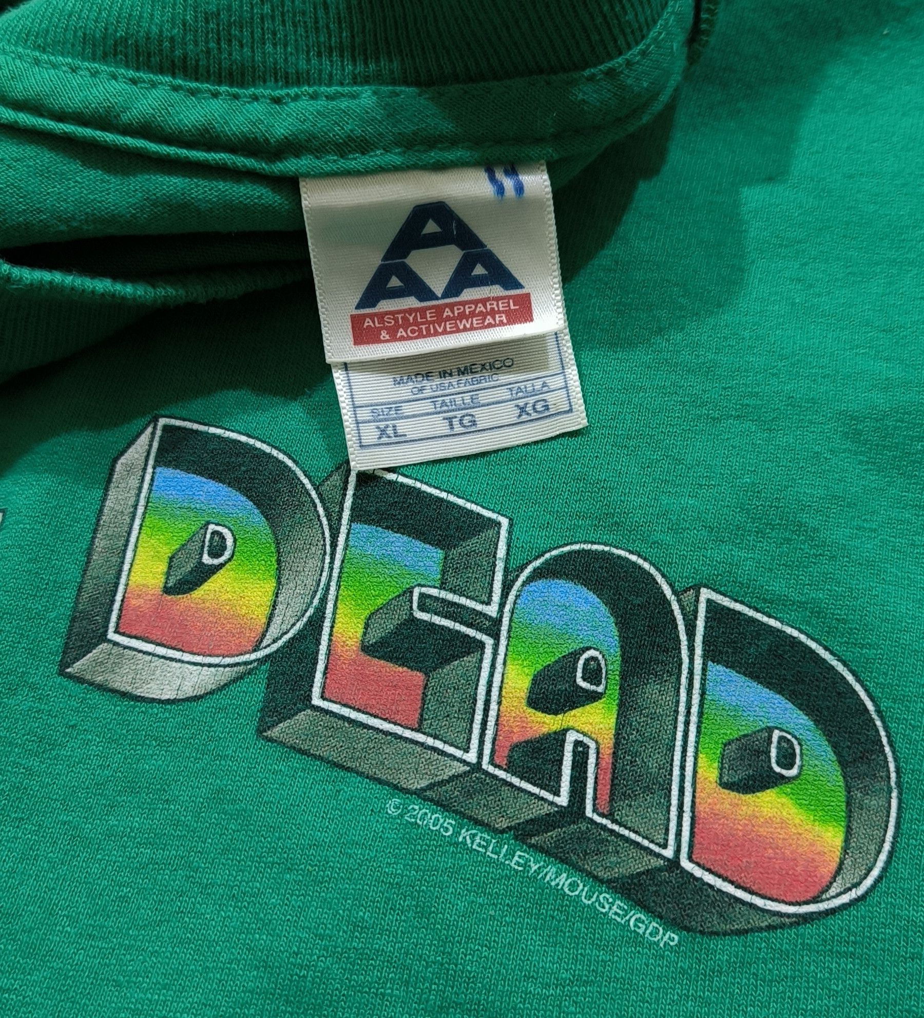 Band Tees × Grateful Dead × Vintage Vintage 2005 Greatful Dead Band Tee XL Size US XL / EU 56 / 4 - 1 Thumbnail