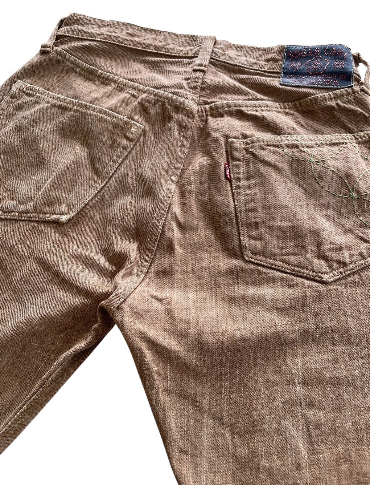 Sugar Cane Sugar Cane Okinawa Distressed Toyo Enterprise Denim Size US 29 - 14 Thumbnail