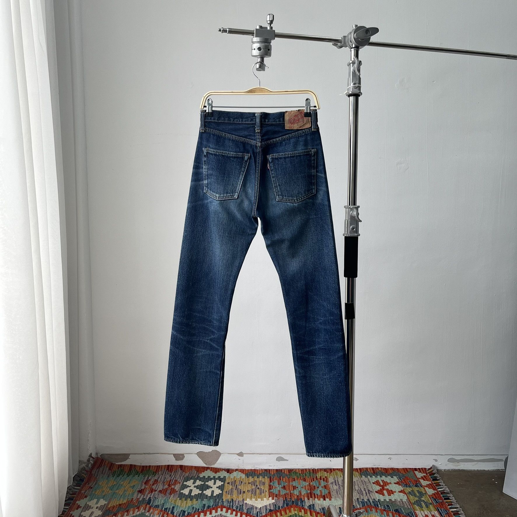 Denime Size 28x32.5 Vintage 80s Denime Big E Japan Denim Jean S1498 Size US 28 / EU 44 - 10 Thumbnail