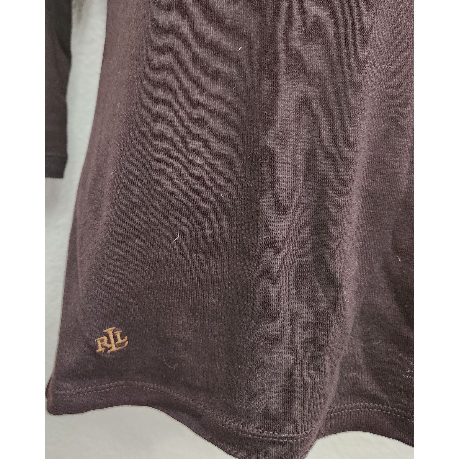 Lauren Ralph Lauren Lauren Ralph Lauren Brown Boat Collar Contrasting Trim Top M Size M / US 6-8 / IT 42-44 - 2 Thumbnail