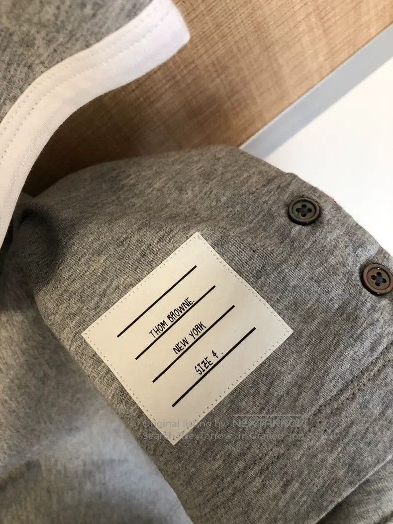 Thom Browne Thom Browne Grey short-sleeved t-shirt Size US XL / EU 56 / 4 - 5 Thumbnail