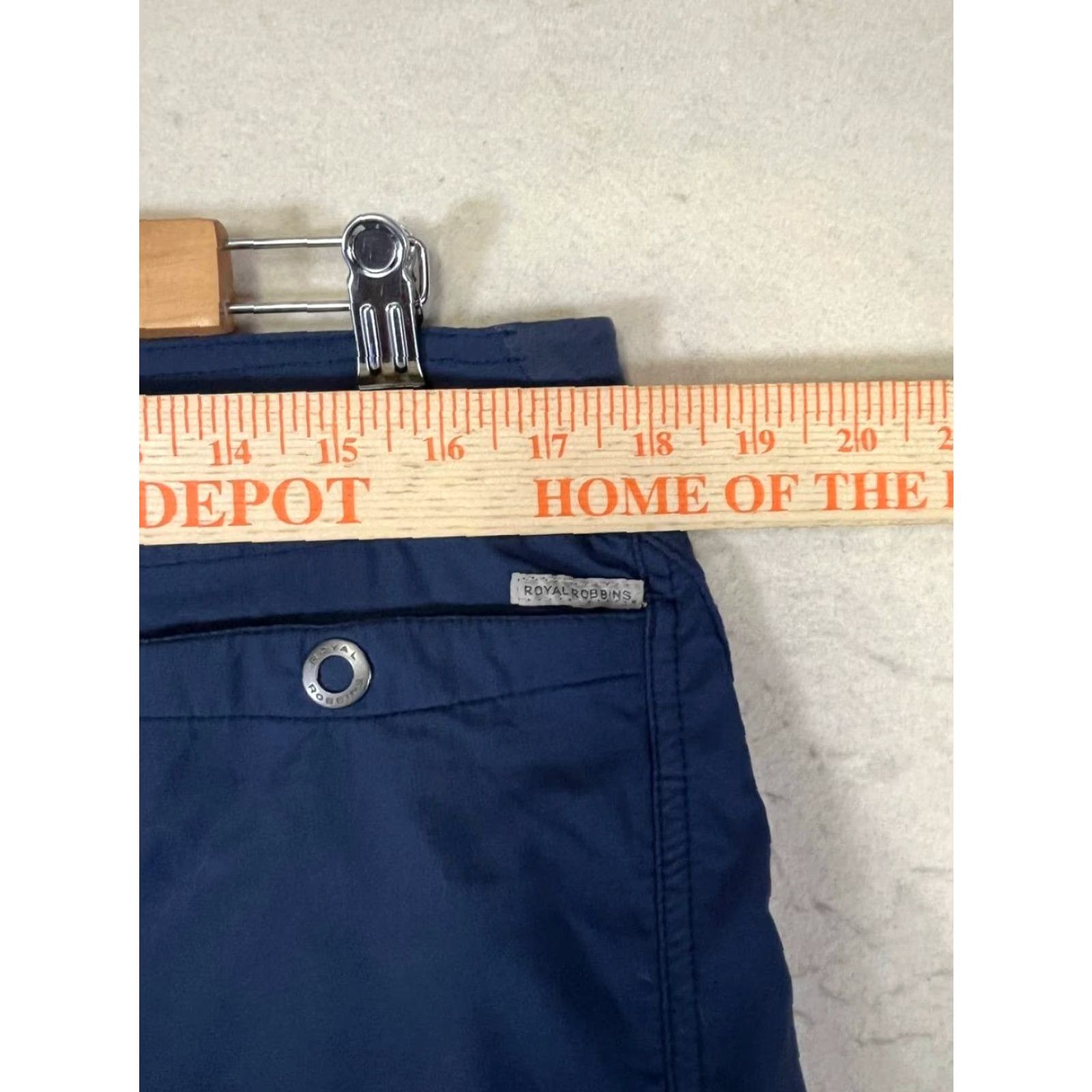Royal Robbins VINTAGE Royal Robbins Capri Pants Blue Women's Size 14 Size 36" / US 14 / IT 50 - 4 Thumbnail