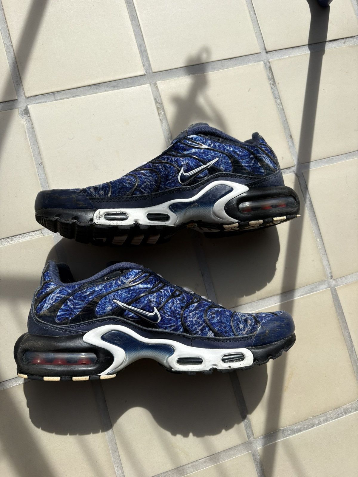 Nike Nike Air Max Plus Shattered Ice Midnight Navy Size US 6 / EU 39 - 1 Thumbnail