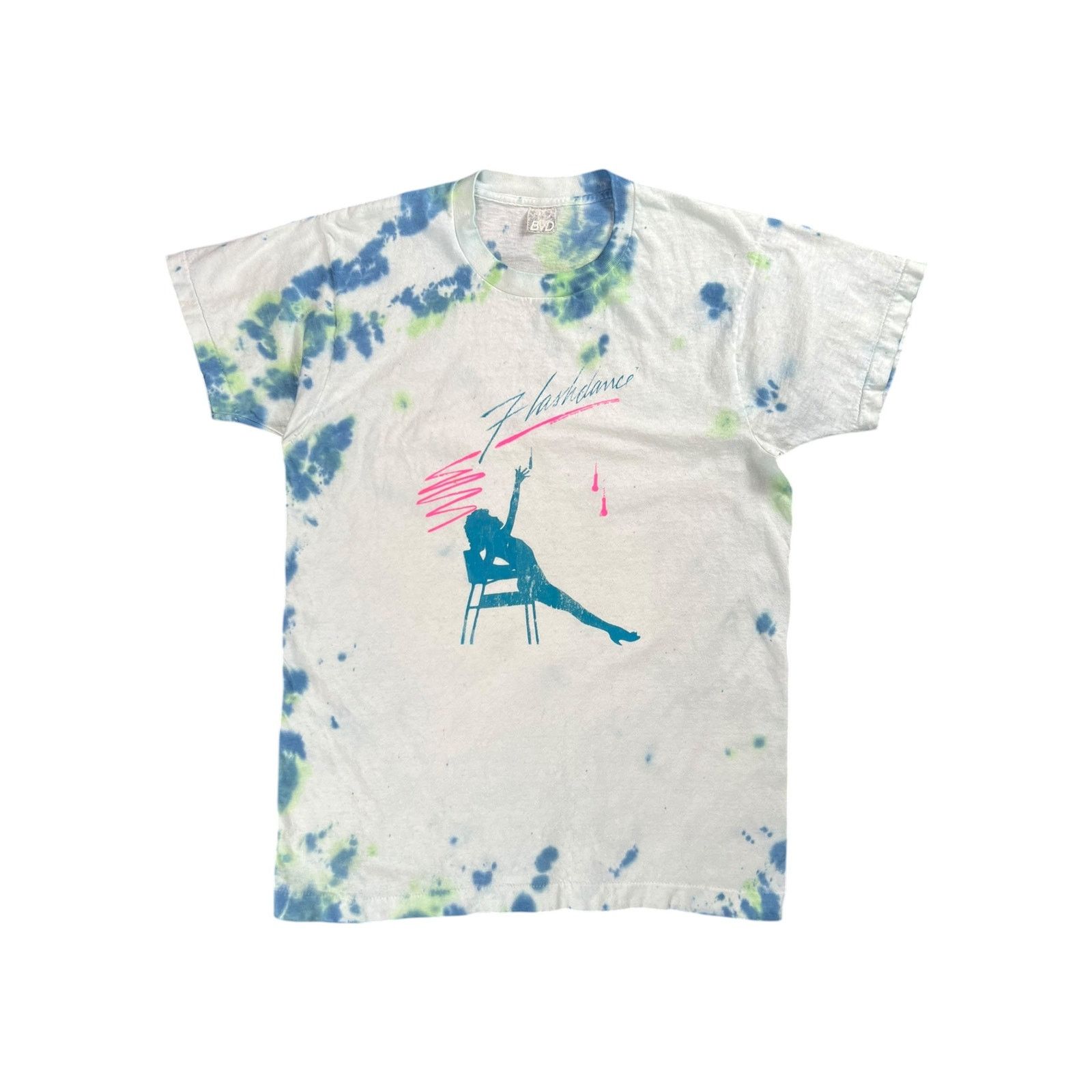 Vintage Vintage 1991 Flashdance movie tie dye tee (M) Size US M / EU 48-50 / 2 - 1 Thumbnail