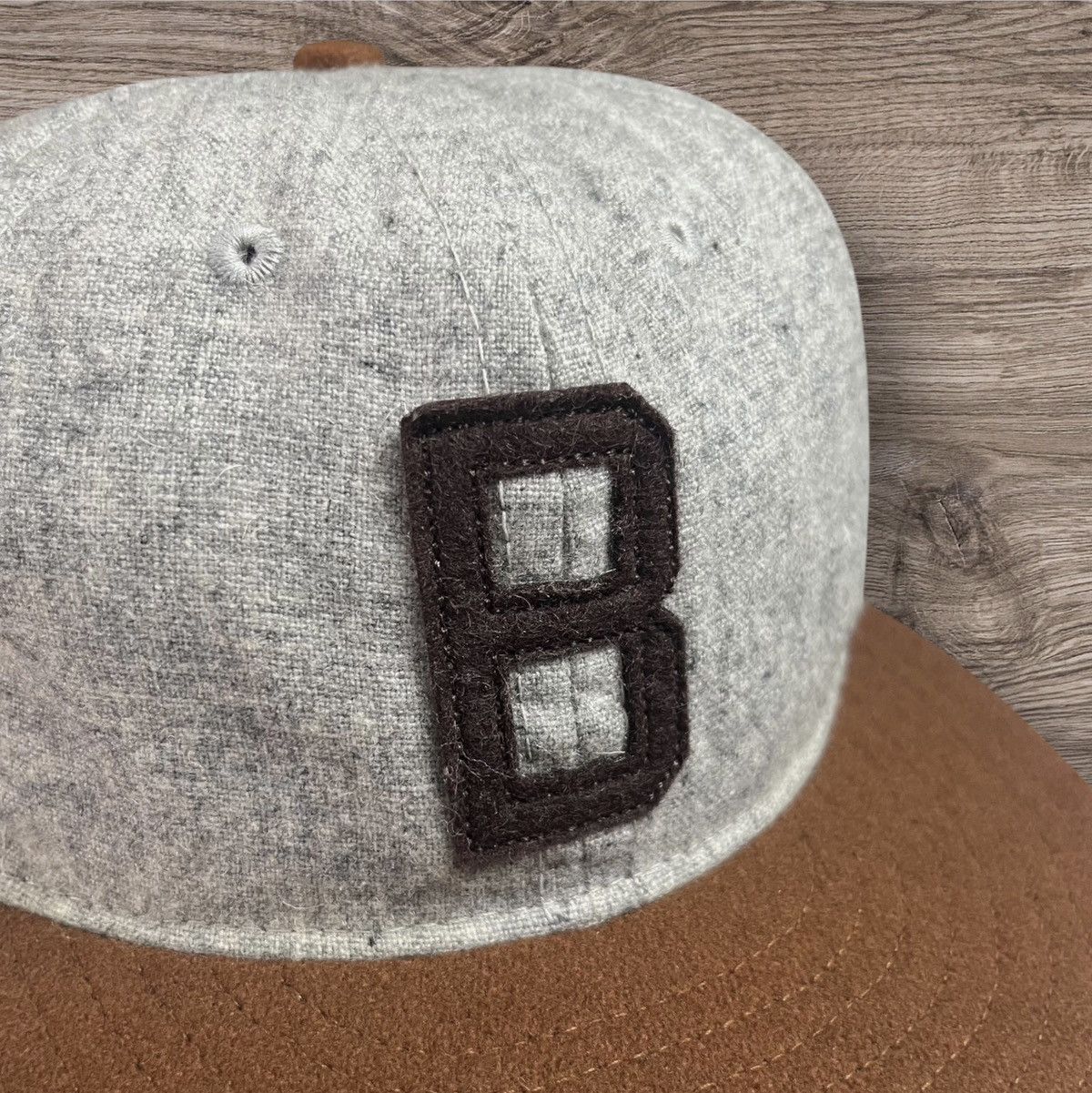 Ebbets Field Flannels 💸BIDDING OFFER💸E.F.F Size 7 1/2 Logo B Size ONE SIZE - 3 Thumbnail
