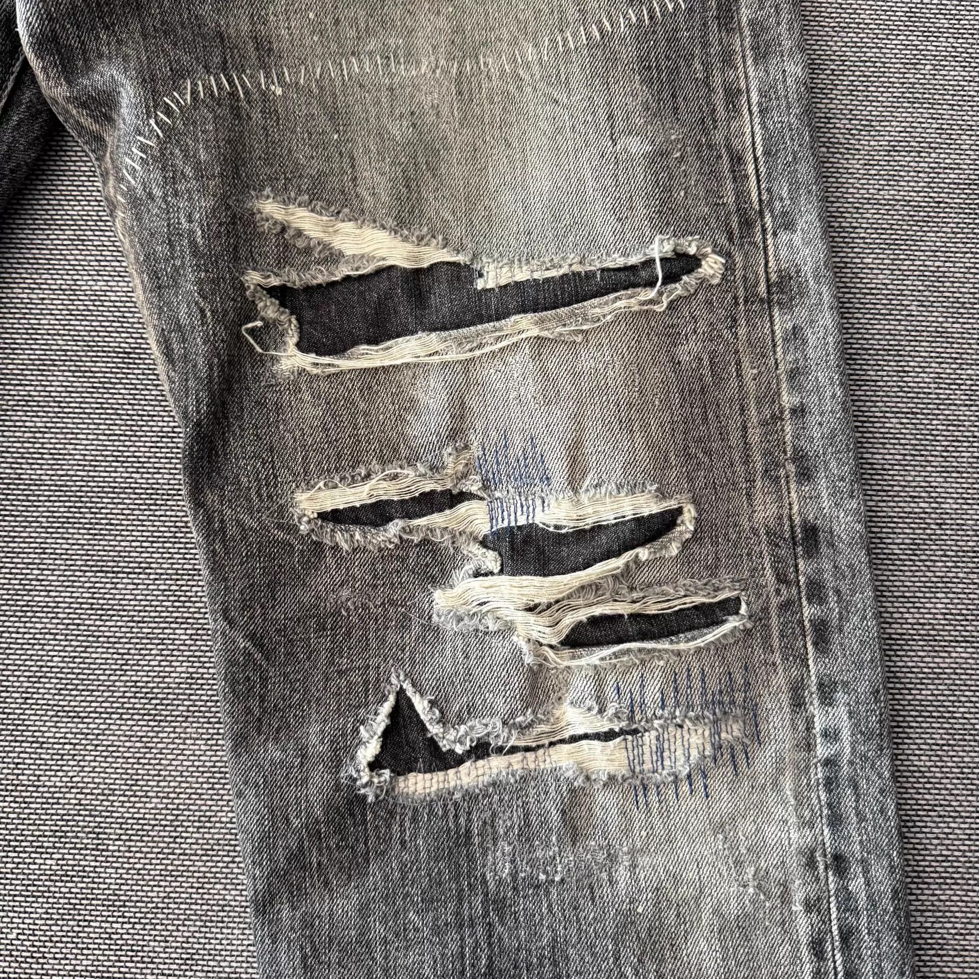 Neighborhood Neighborhood 21aw Dp-Mid Washed Black Denim Jeans Size US 34 / EU 50 - 5 Thumbnail