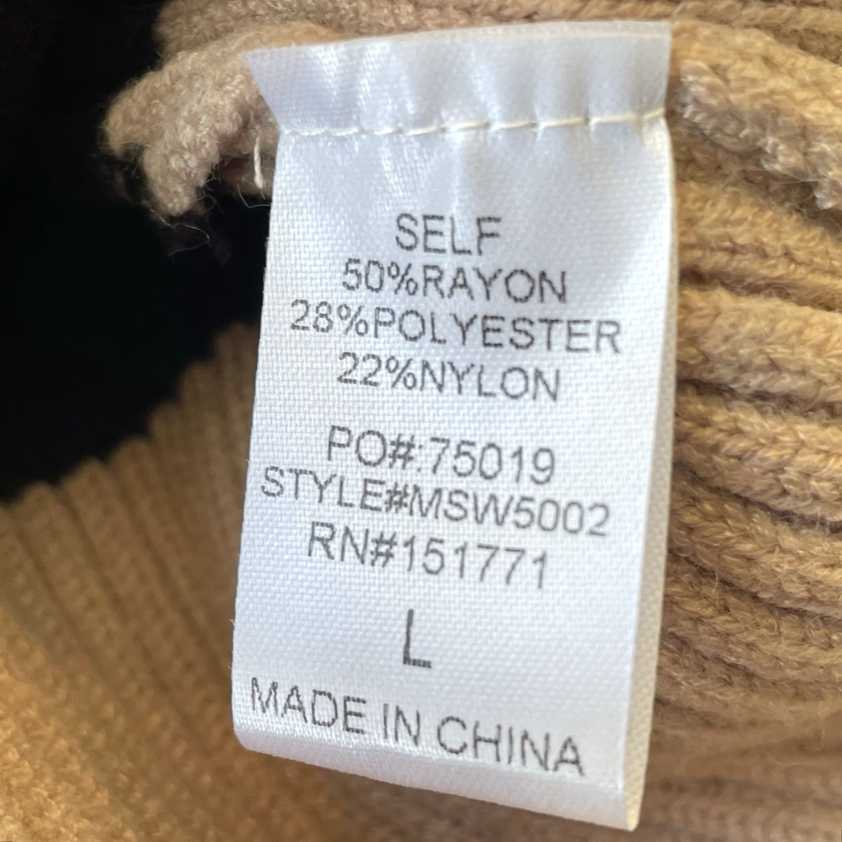 Bell Le Lis Classic Stripe Off the Shoulder Sweater Womens Large Long Bell Sleeve Multicolor Size L / US 10 / IT 46 - 7 Thumbnail