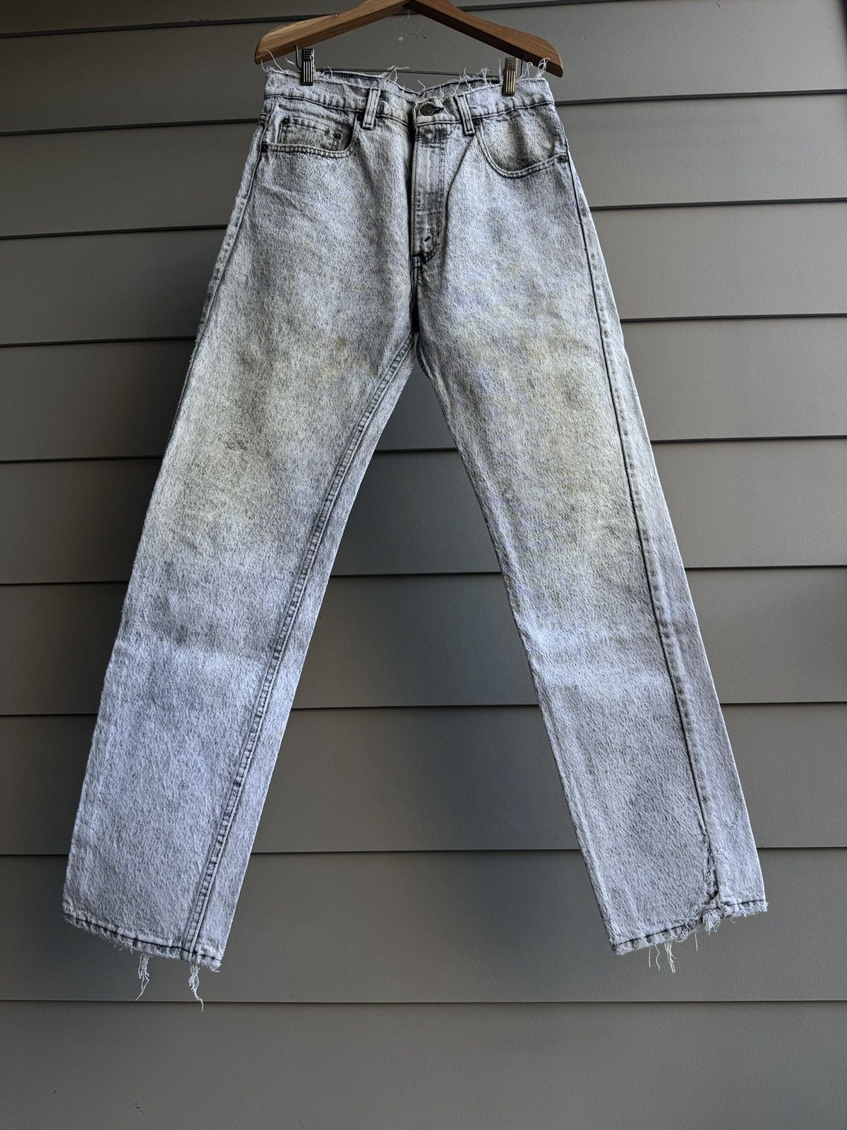 Levi's Vintage Clothing Levi's 505 USA 1989 Faded Distressed Jeans 32x33 ERD Size US 34 / EU 50 - 1 Thumbnail