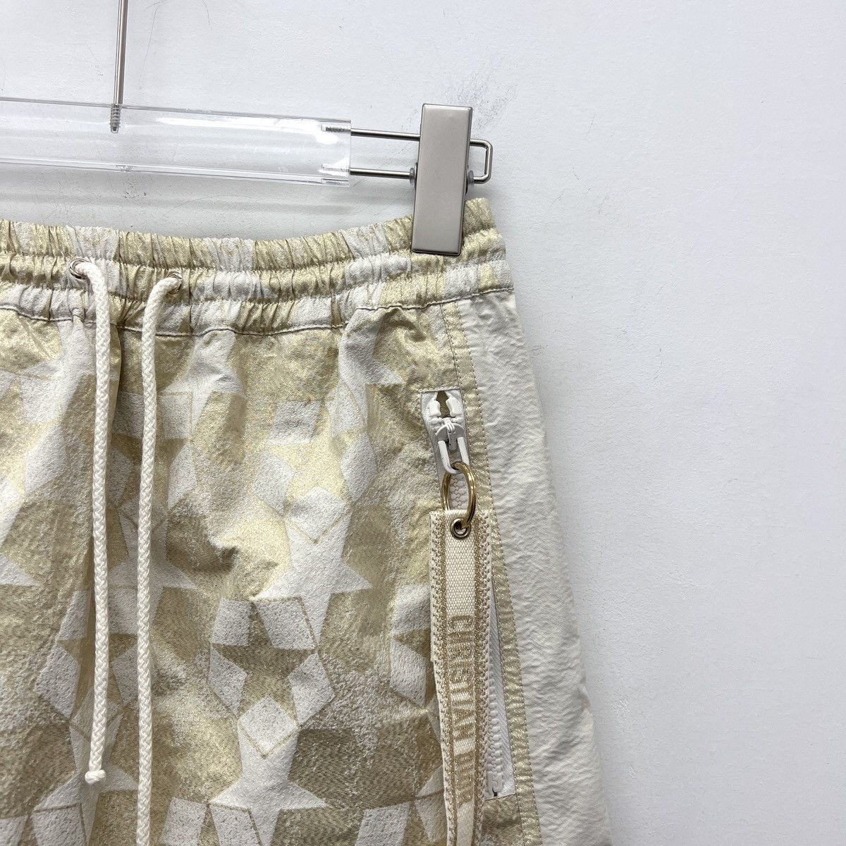 Dior Dior Gold Star Letter Printed Waist Casual Mini Skirt K26WX Size 32" / US 10 / IT 46 - 3 Thumbnail