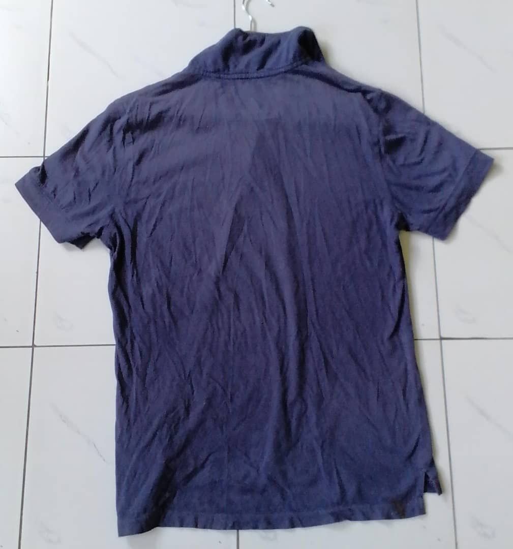Banana Republic Polo made in vietnam single stich blue dye garment dye Size US L / EU 52-54 / 3 - 3 Thumbnail