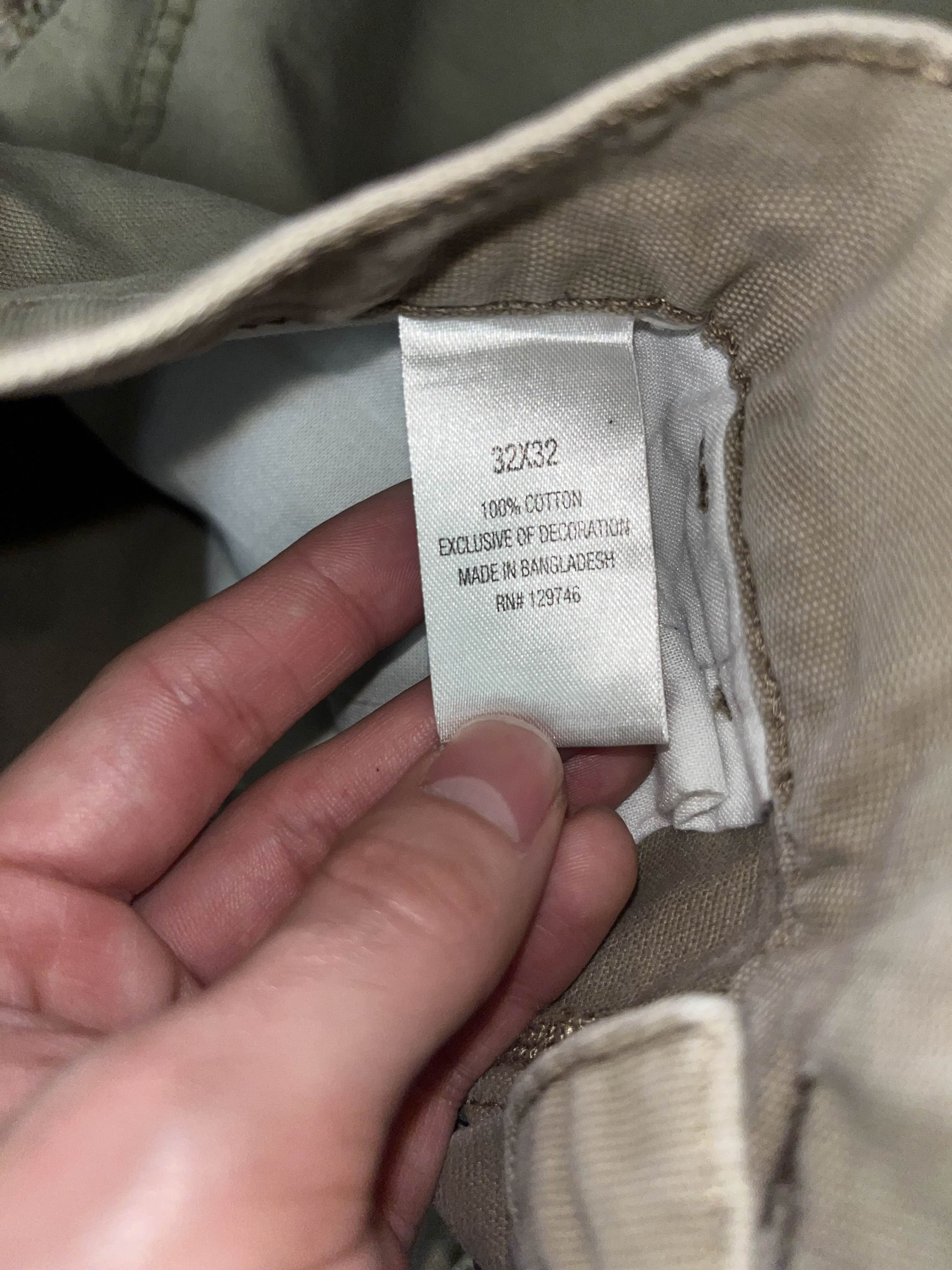 Carhartt Vintage 00s Blue Mountain Carpenter Khaki Pants Size US 32 / EU 48 - 4 Thumbnail