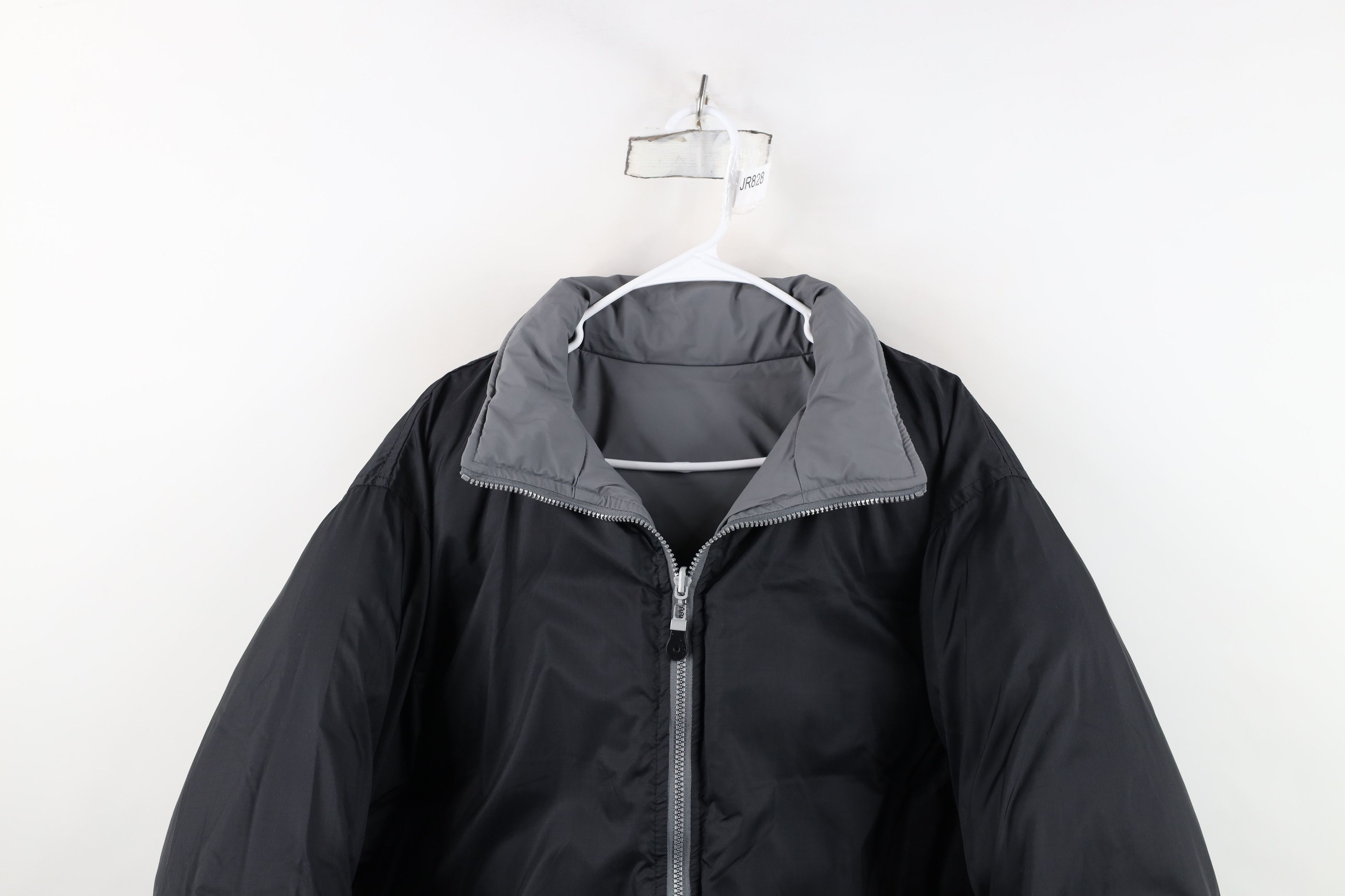 Vintage Vintage Y2K Streetwear Reversible Puffer Jacket Gray Black Size US M / EU 48-50 / 2 - 12 Thumbnail