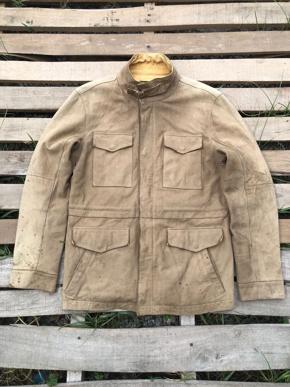 Leather Vintage Visaruno Leather Jacket Size US M / EU 48-50 / 2 - 1 Thumbnail