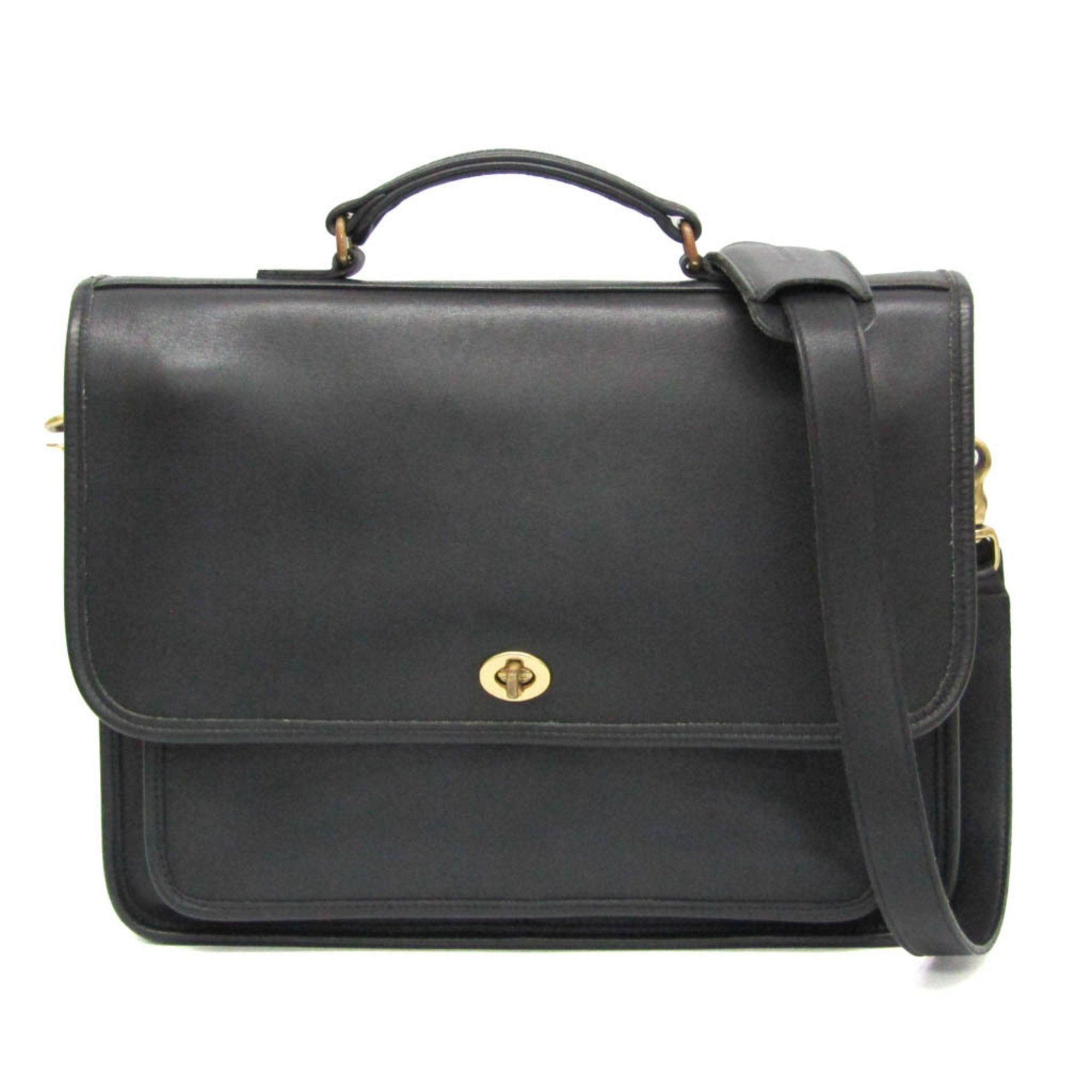 image of Coach Old 5181 Men,women Leather Handbag,shoulder Bag Black, Women's
