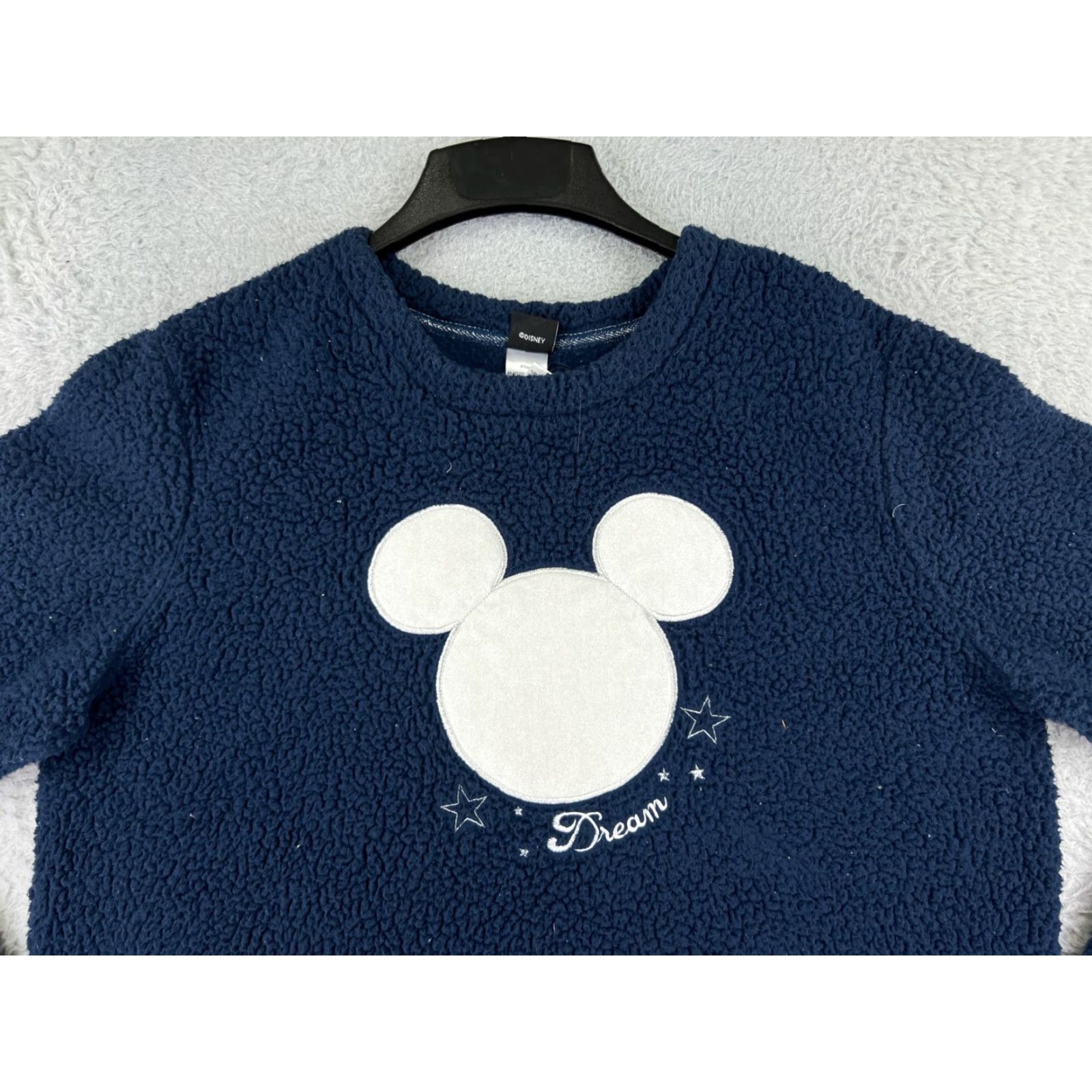 Disney Disney Womens Large Blue Mickey Mouse Sweate Fleece Sleepwear Polyester Dream Size L / US 10 / IT 46 - 7 Thumbnail