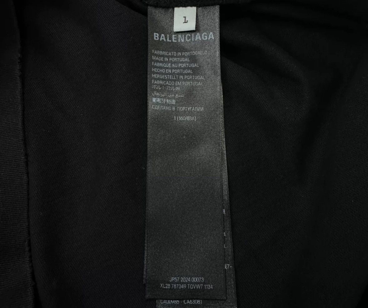 Balenciaga Balenciaga 24fw destroys old flame short sleeved shirt Size US S / EU 44-46 / 1 - 7 Thumbnail