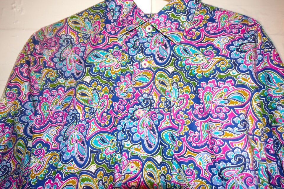 Alan Flusser Alan Flusser Multicolored Paisley Button Up Shirt XL | Grailed