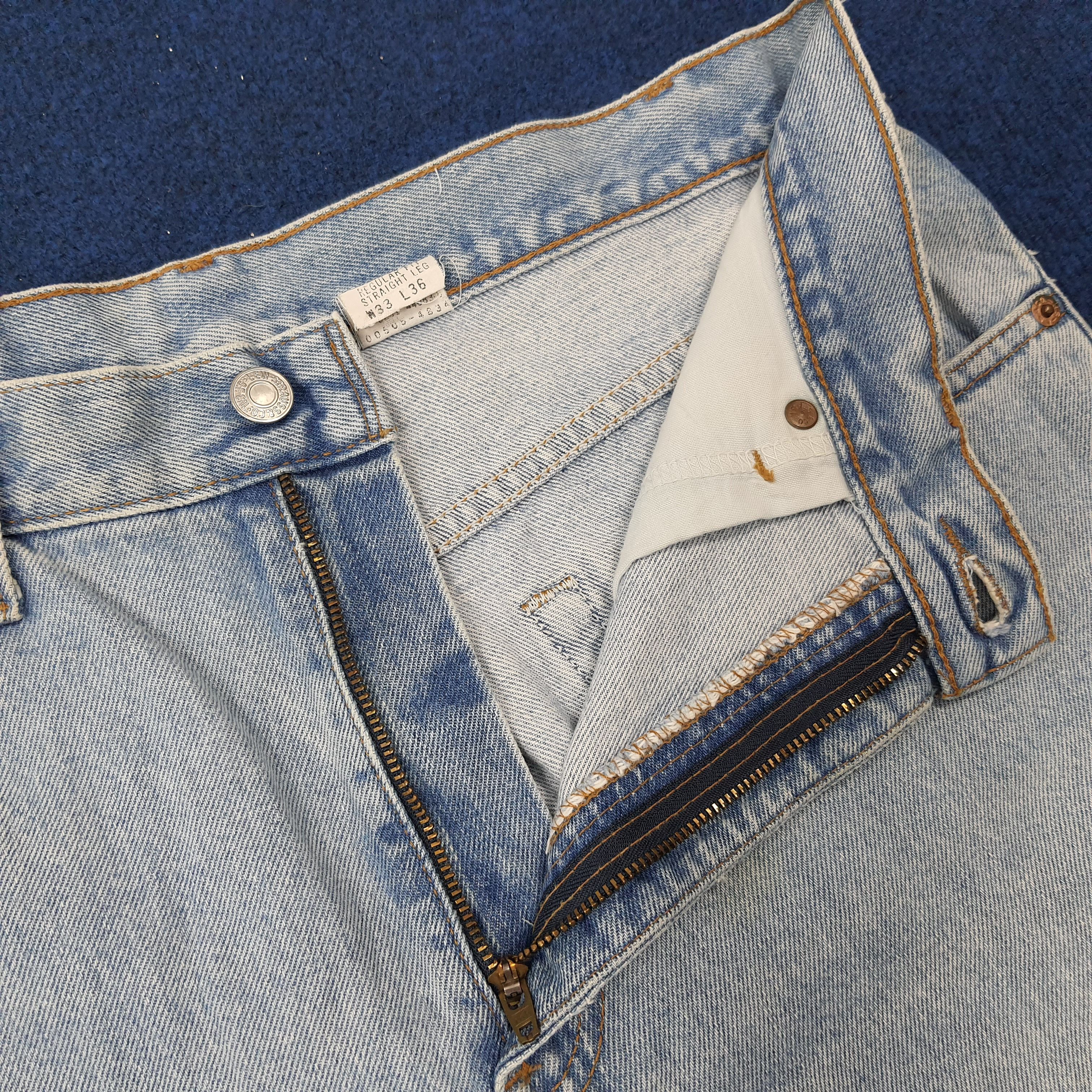 Levi's Vintage Levi's 505 Distressed Jeans C272N28 Size US 32 / EU 48 - 9 Thumbnail