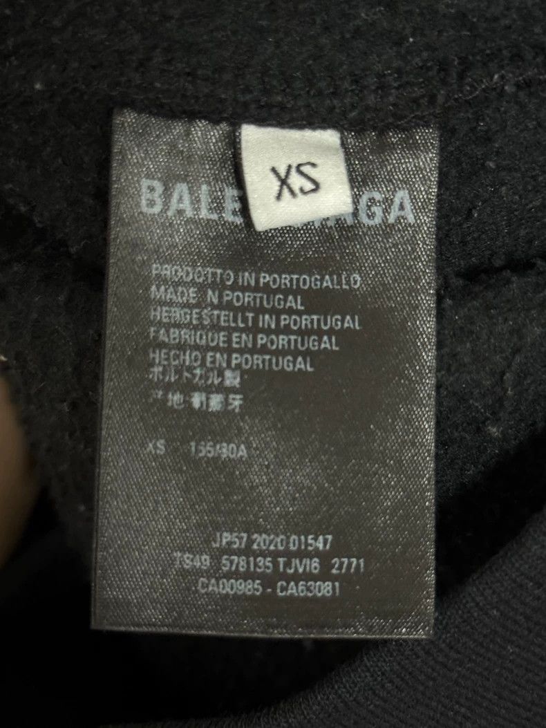 Balenciaga Balenciaga Seven Languages Black Hoodie Size US XS / EU 42 / 0 - 4 Thumbnail
