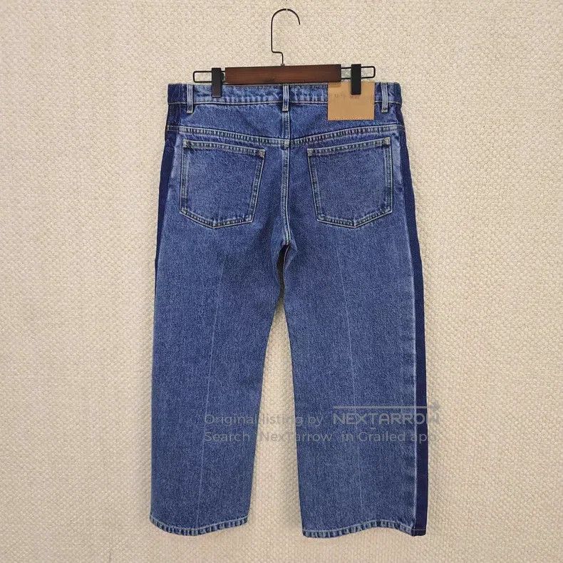 Balenciaga Balenciaga Color-blocked Denim Pants Size US 38 / EU 54 - 2 Thumbnail