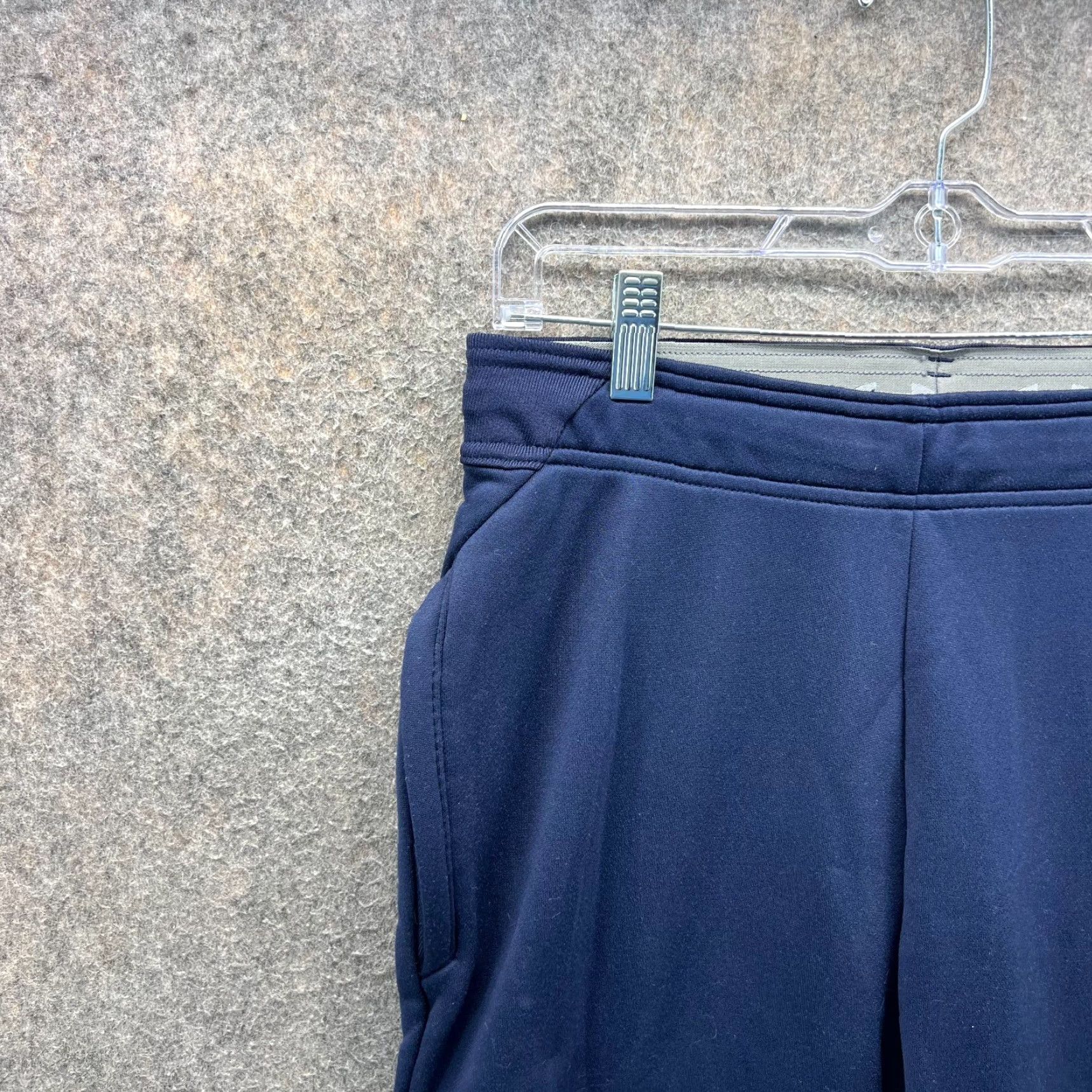 Under Armour Under Armour Sweatpants Mens Small Blue Navy Jogger Loose Fleece UA Pants Regular Inseam 27in Pockets- #7 Size US 29 - 6 Thumbnail