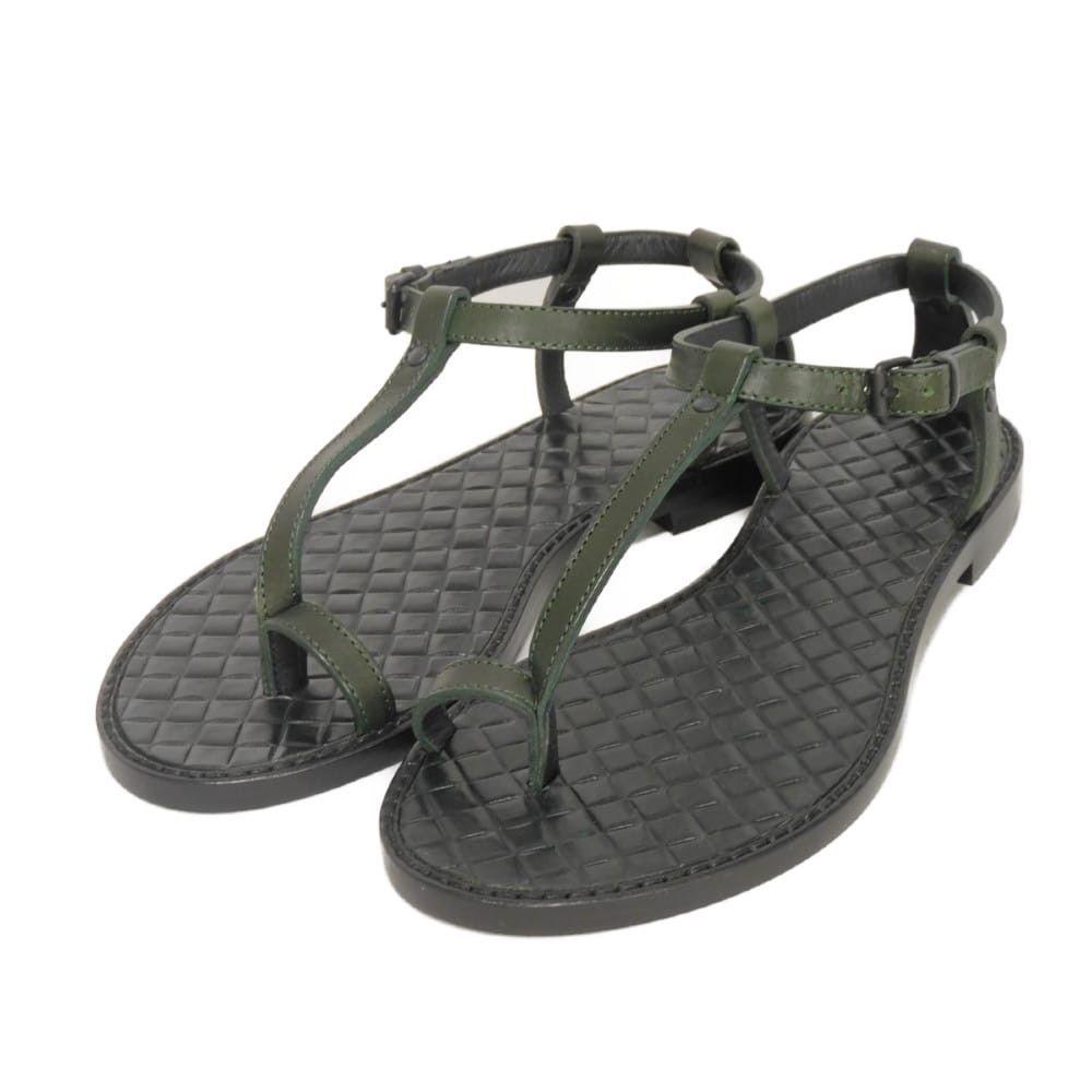 Bottega Veneta Bottega Veneta Bottega Veneta Intrecciato Calfskin Sandals Leather Shoes 254555VP8103225 DUTY FREE for USA Size ONE SIZE - 1 Thumbnail