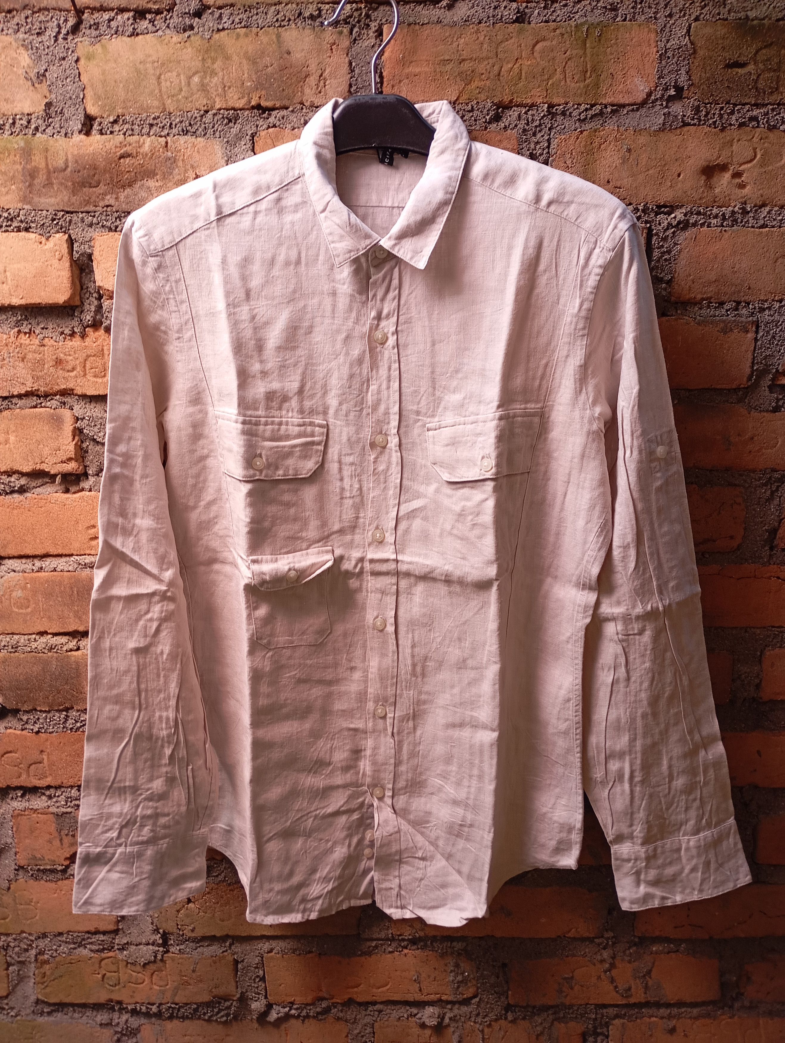Neil Barrett Linen Black Barrett by Neil Barrett 3 Pocket Shirts Size US S / EU 44-46 / 1 - 1 Thumbnail