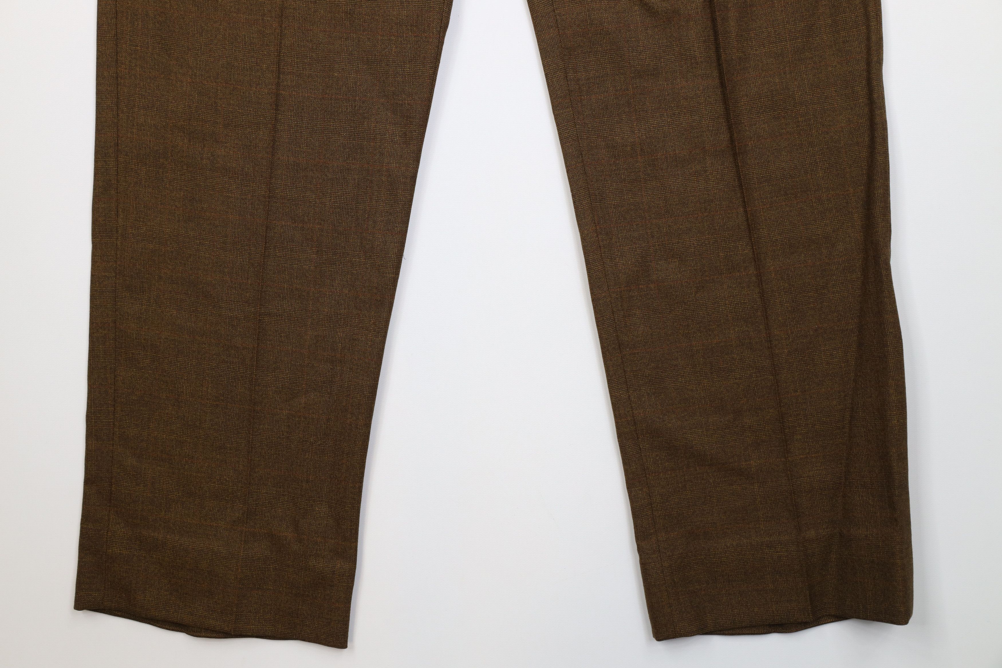 Vintage Vintage 70s Streetwear Wide Leg Chino Pants Trousers Plaid Size US 36 / EU 52 - 4 Thumbnail