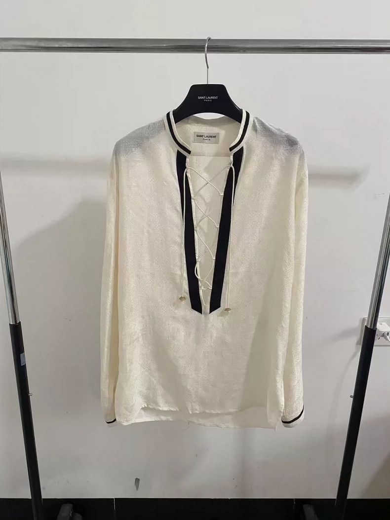 Saint Laurent Paris Saint Laurent Paris size 37 19SS New Year Embossed Bandage Size US M / EU 48-50 / 2 - 1 Thumbnail