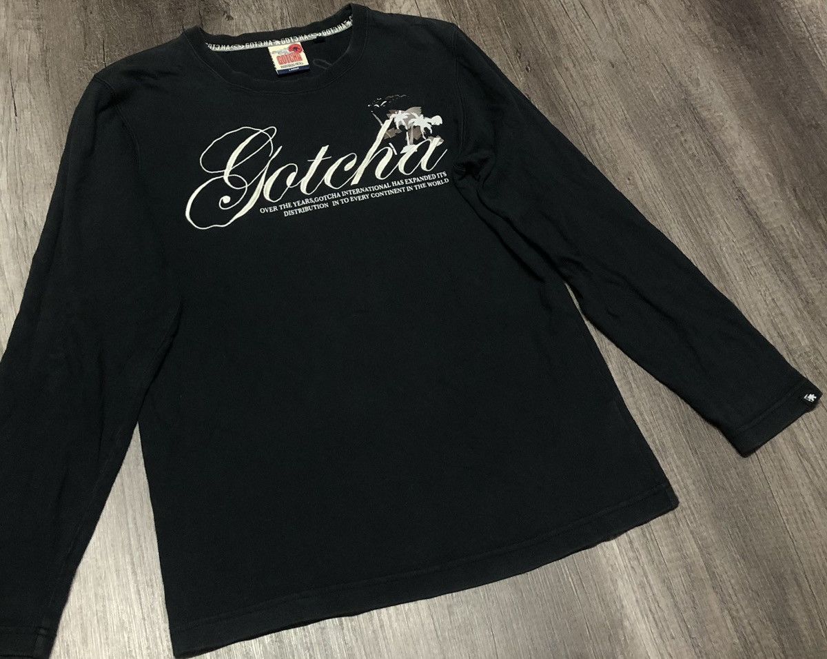 Gotcha × Japanese Brand Gotcha Long Sleeve Tee Shirt Size US L / EU 52-54 / 3 - 7 Thumbnail